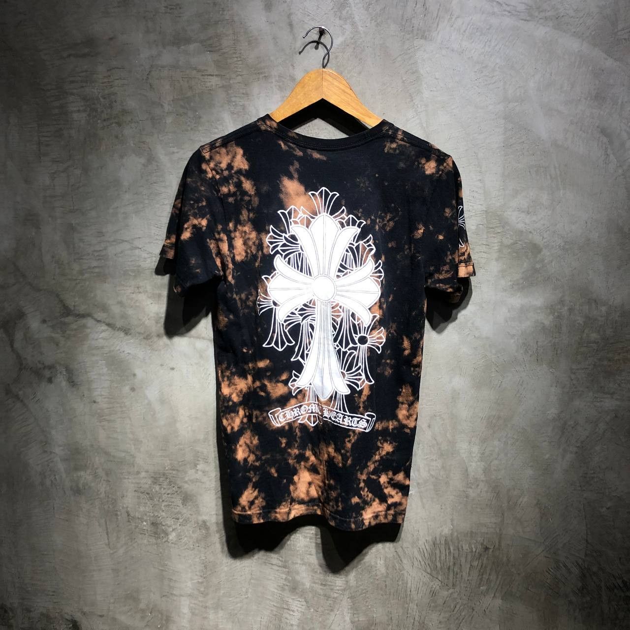 image of Chrome Hearts Cross Tie-Dye Pocket Tee in Tye Dye, Men's (Size XS)