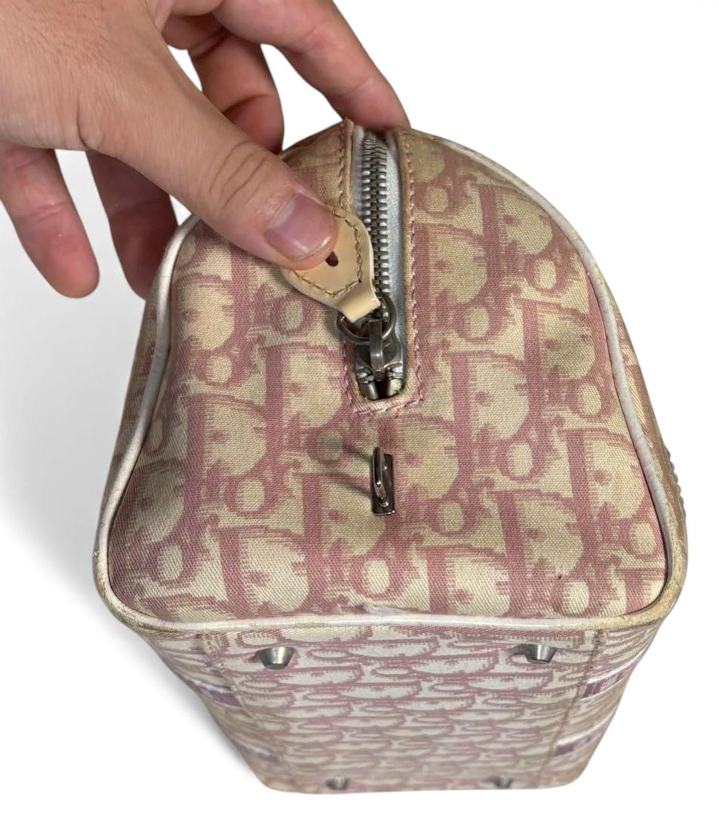 Other Dior - Vintage Pink Monogram Canvas Shoulder Bag Size ONE SIZE - 5 Thumbnail