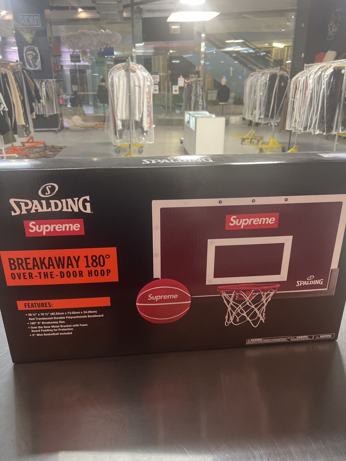 image of Supreme Mini Hoop in Red, Men's