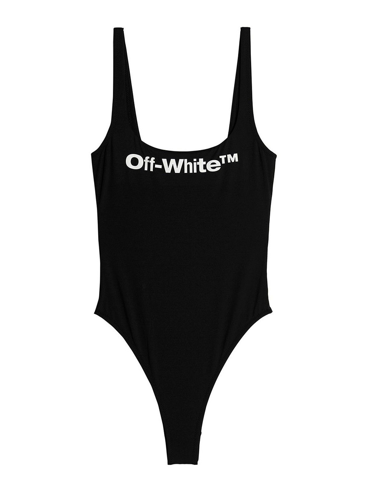Off-White o1gr1nt0125 Bounce Helvetica Swimsuit in Black Size XS / US 0-2 / IT 36-38 - 1 Thumbnail
