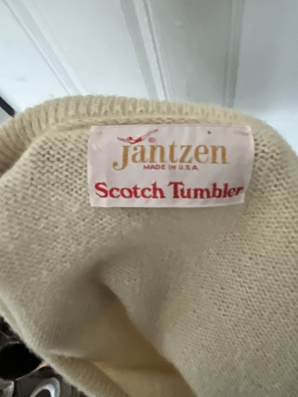 Jantzen Jantzen Scotch Tumbler Sweater Size US L / EU 52-54 / 3 - 3 Thumbnail