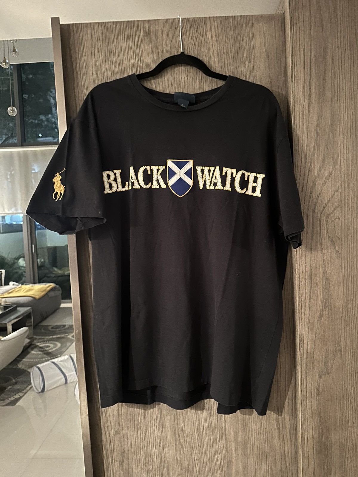 Polo Ralph Lauren Vintage Polo Ralph Lauren Black Watch T-shirt Size US L / EU 52-54 / 3 - 1 Thumbnail