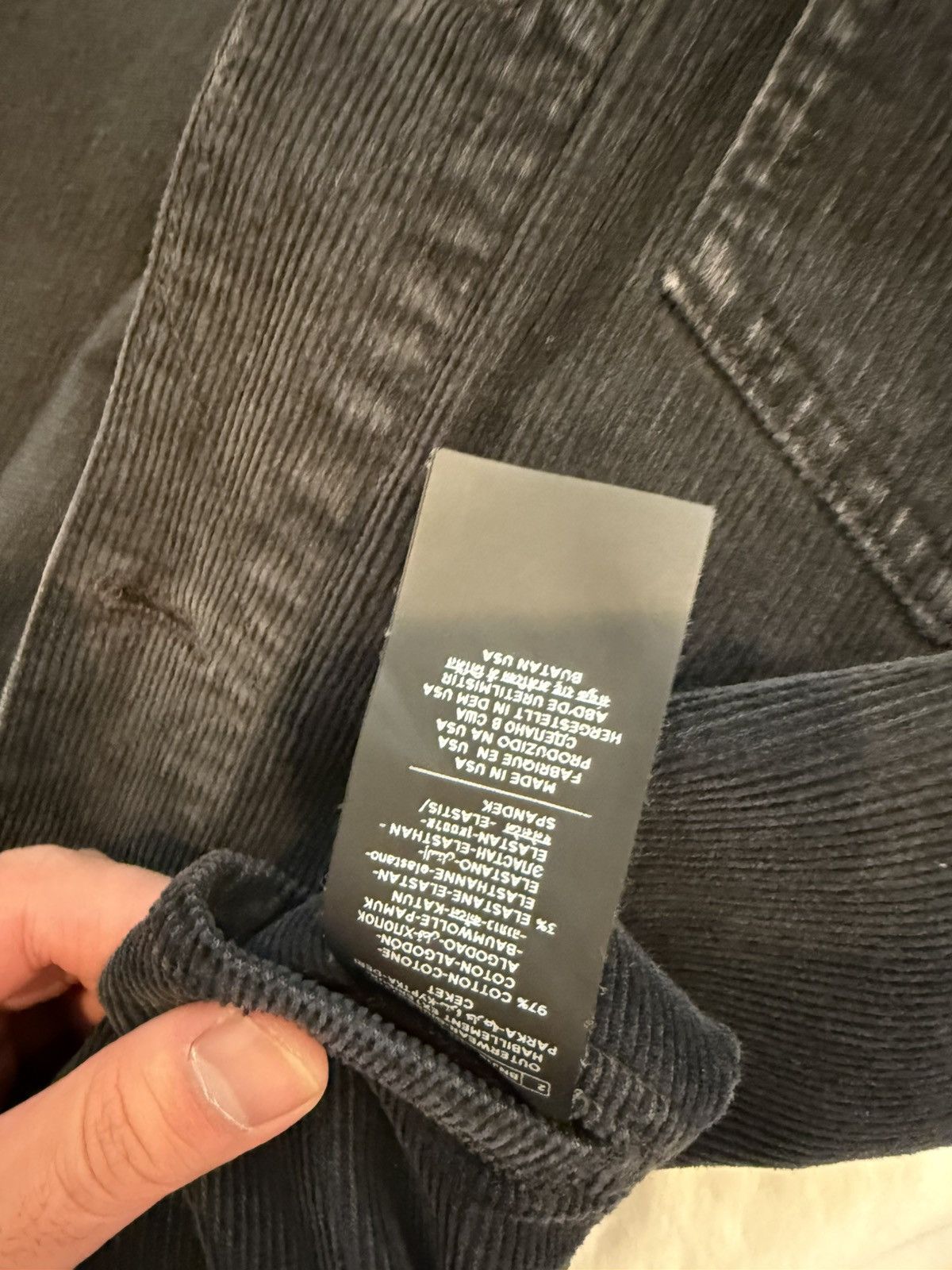 Tom Ford Tom Ford Black Corduroy jacket Size US M / EU 48-50 / 2 - 6 Thumbnail