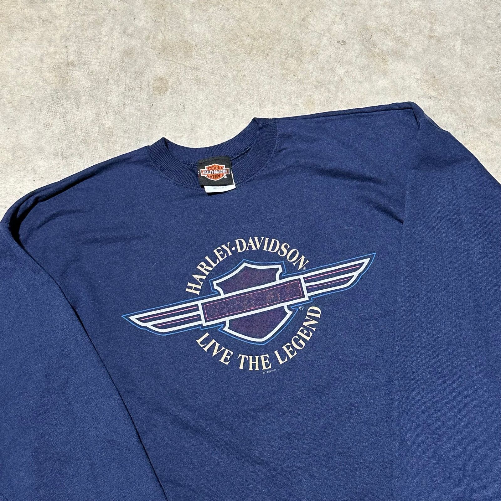 Harley Davidson Vintage 90s Harley Davidson Sweater size XL in Men Size US XL / EU 56 / 4 - 4 Thumbnail