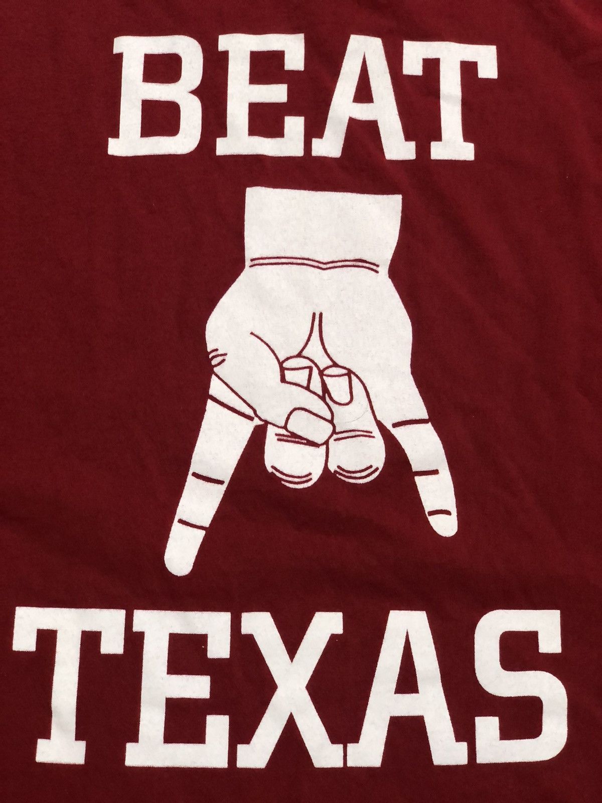 Vintage Vtg Y2K Arkansas Razorbacks Beat Texas Horns Down Tee Size US XL / EU 56 / 4 - 3 Thumbnail