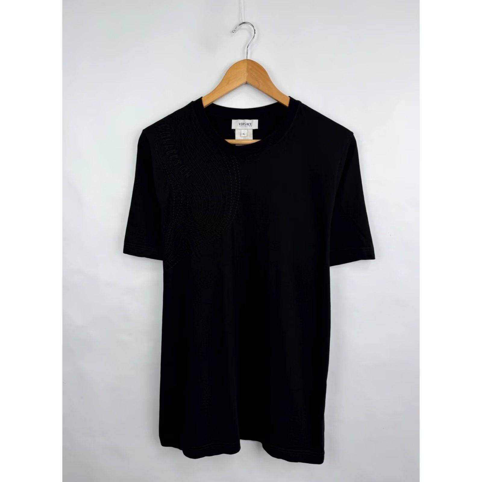 Versace VINTAGE Versace T-Shirt 90s Collection XL Black Mens Short Sleeve Y2K Rare Size XL Size US XL / EU 56 / 4 - 3 Thumbnail