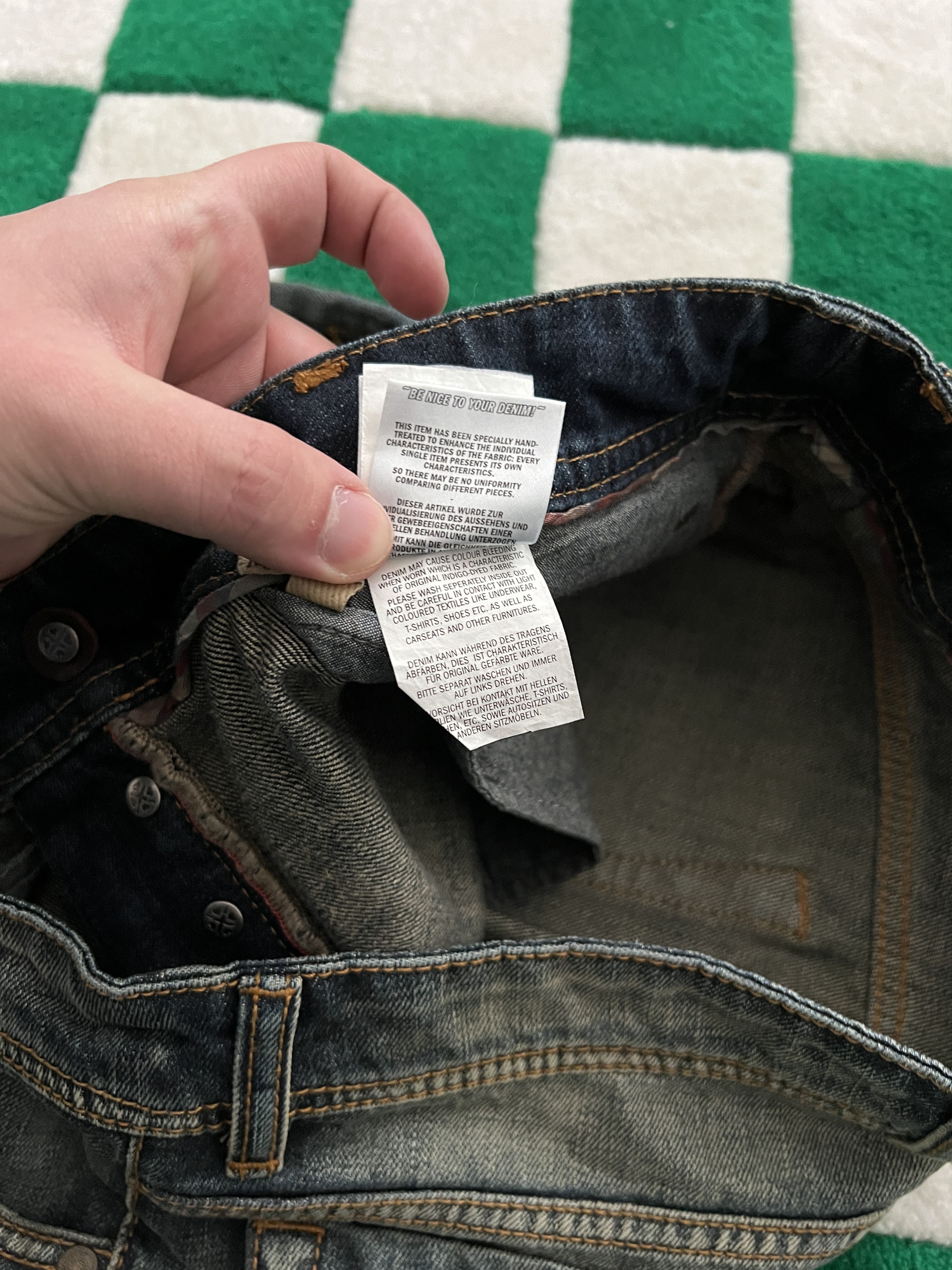 Japanese Brand Vintage Y2K Tribeca New York Japanese Denim Jeans Size US 30 / EU 46 - 16 Thumbnail