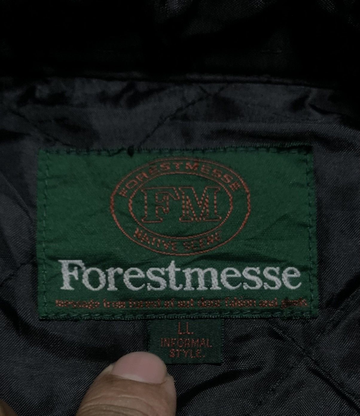 Japanese Brand Vintage 90s Plaid Wool Flannel Shirt Jacket By Forestmesse Size US XL / EU 56 / 4 - 8 Thumbnail