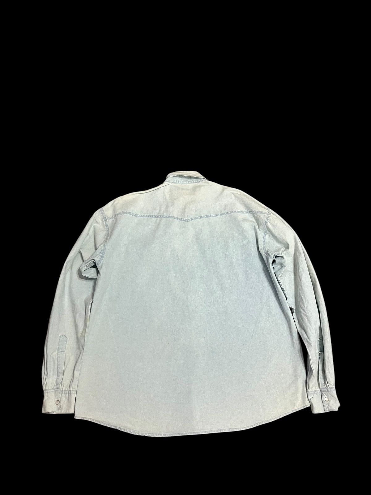 Levi's × Vintage Levis Vintage Western Stone Wash Button ups Size US XL / EU 56 / 4 - 4 Thumbnail