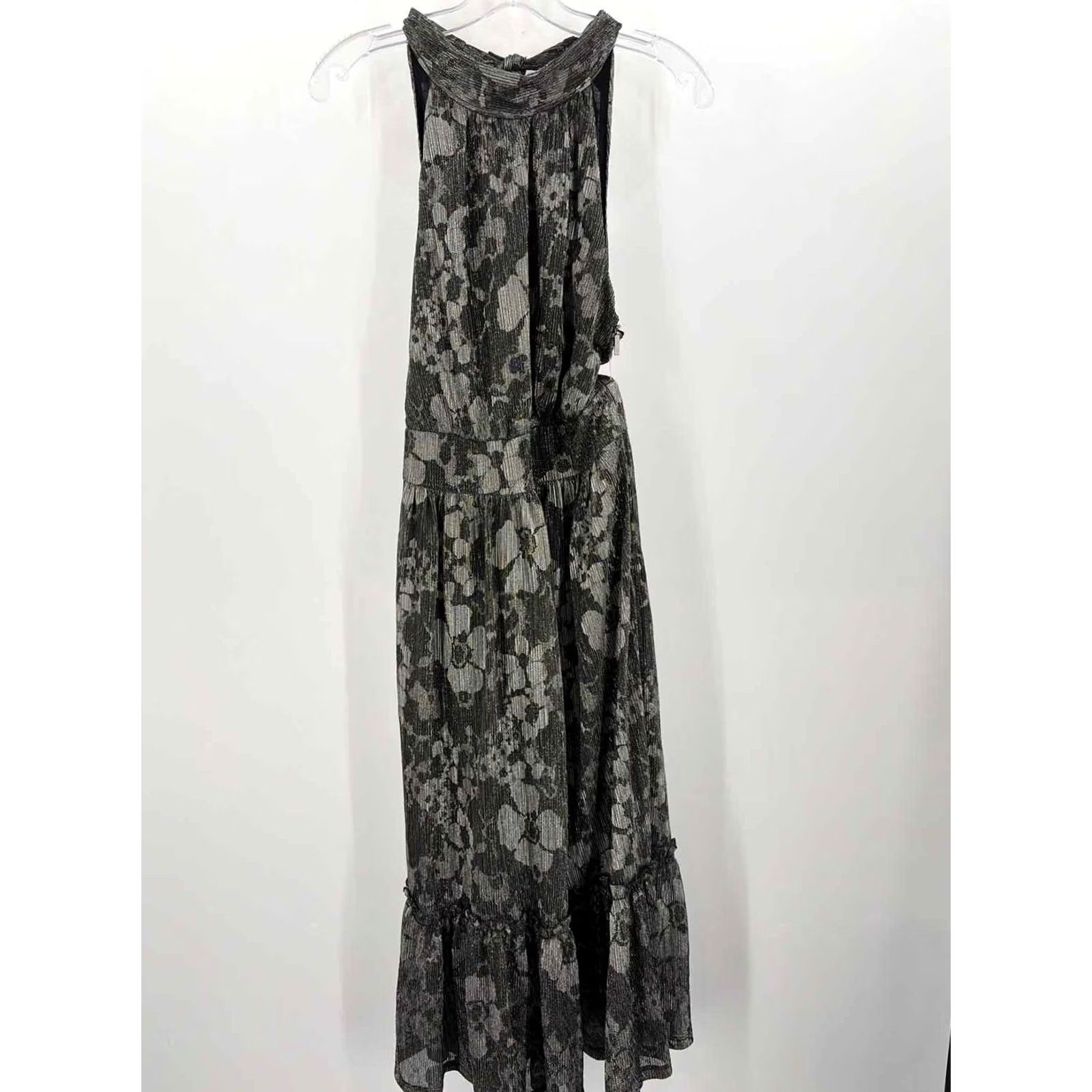Vintage MICHAEL Michael Kors Silver Maxi Sleeveless Dress Medium Size M / US 6-8 / IT 42-44 - 2 Thumbnail
