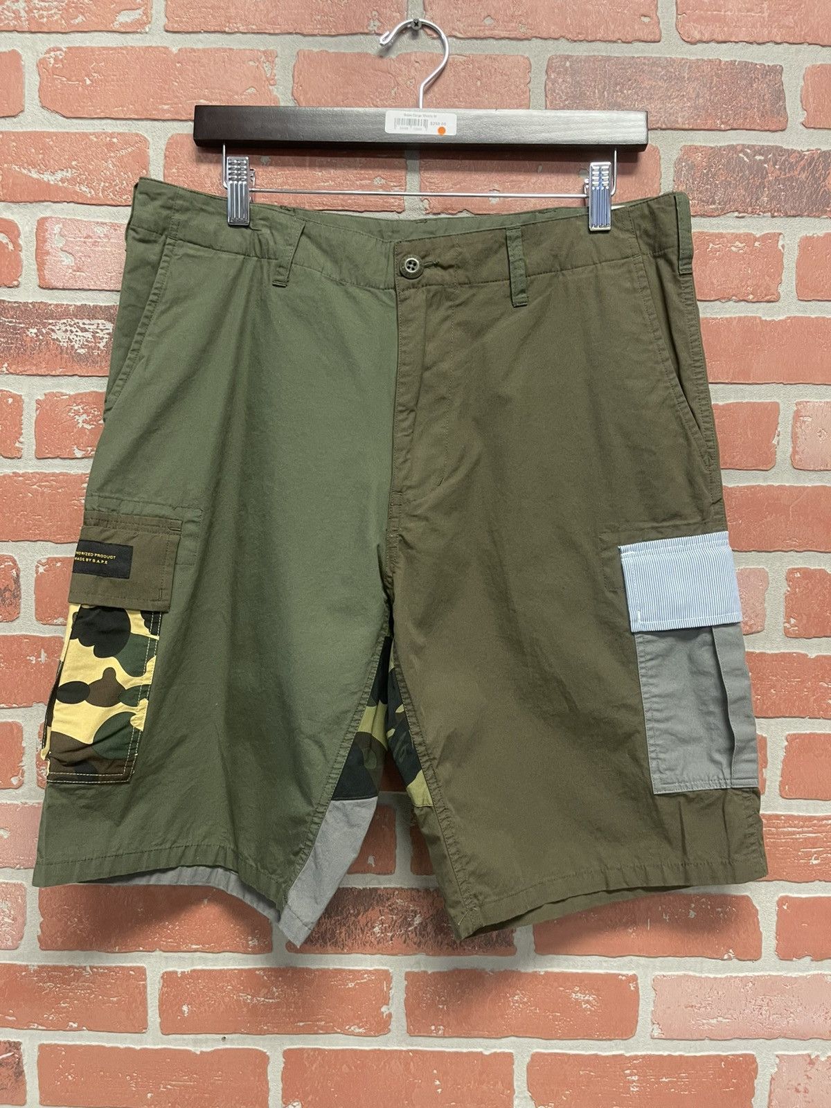 Bape Size S - BAPE Crazy Pattern 6 Panel Pocket Wide Fit Shorts Size US 30 / EU 46 - 1 Thumbnail