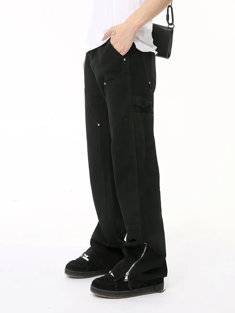 Japanese Brand Retro straight high street micro flared jeans Size US 32 / EU 48 - 4 Thumbnail