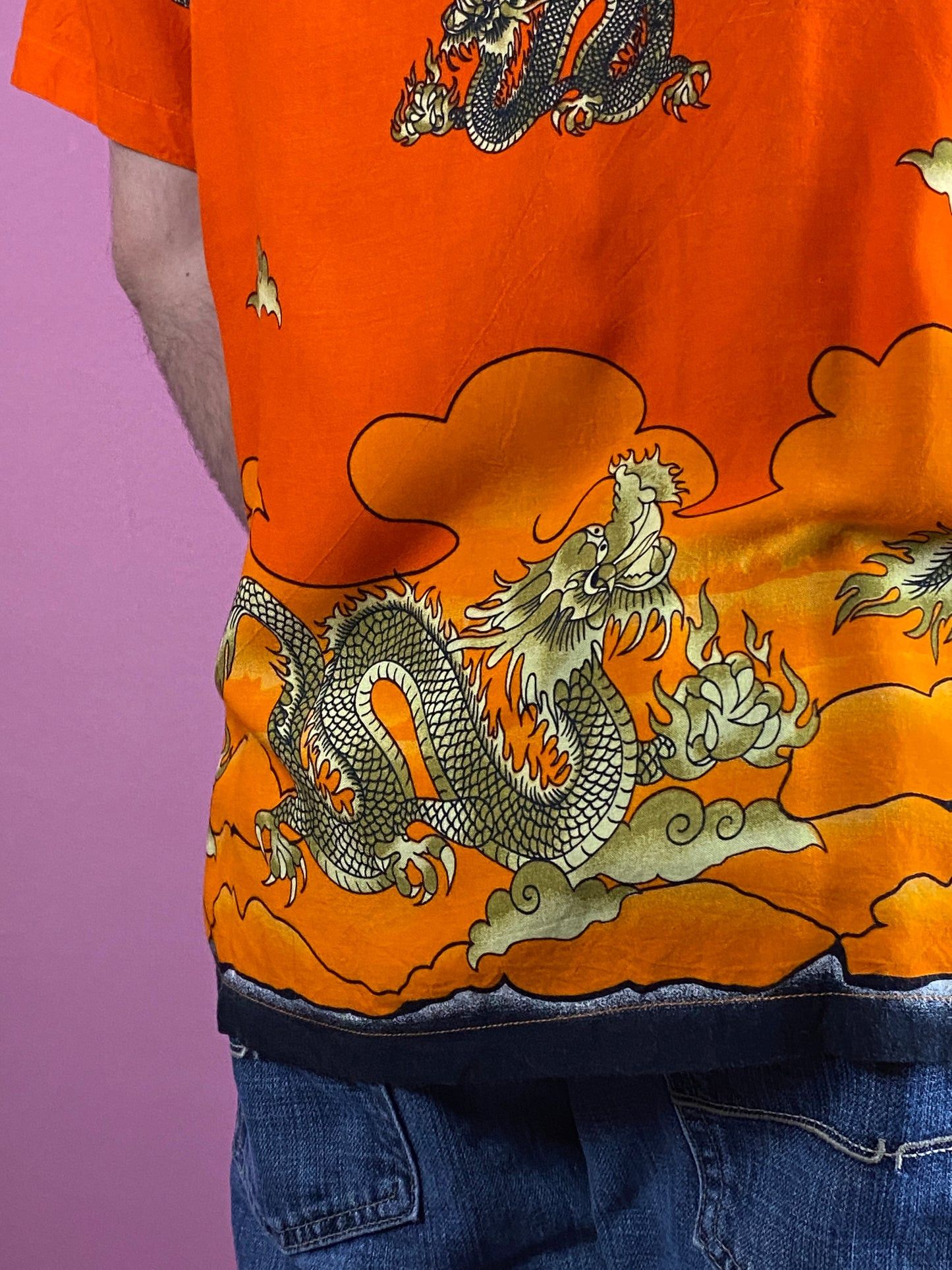 Other Pidoza Vintage Chinese Dragon Print Short Sleeve Shirt - M Size US M / EU 48-50 / 2 - 6 Thumbnail