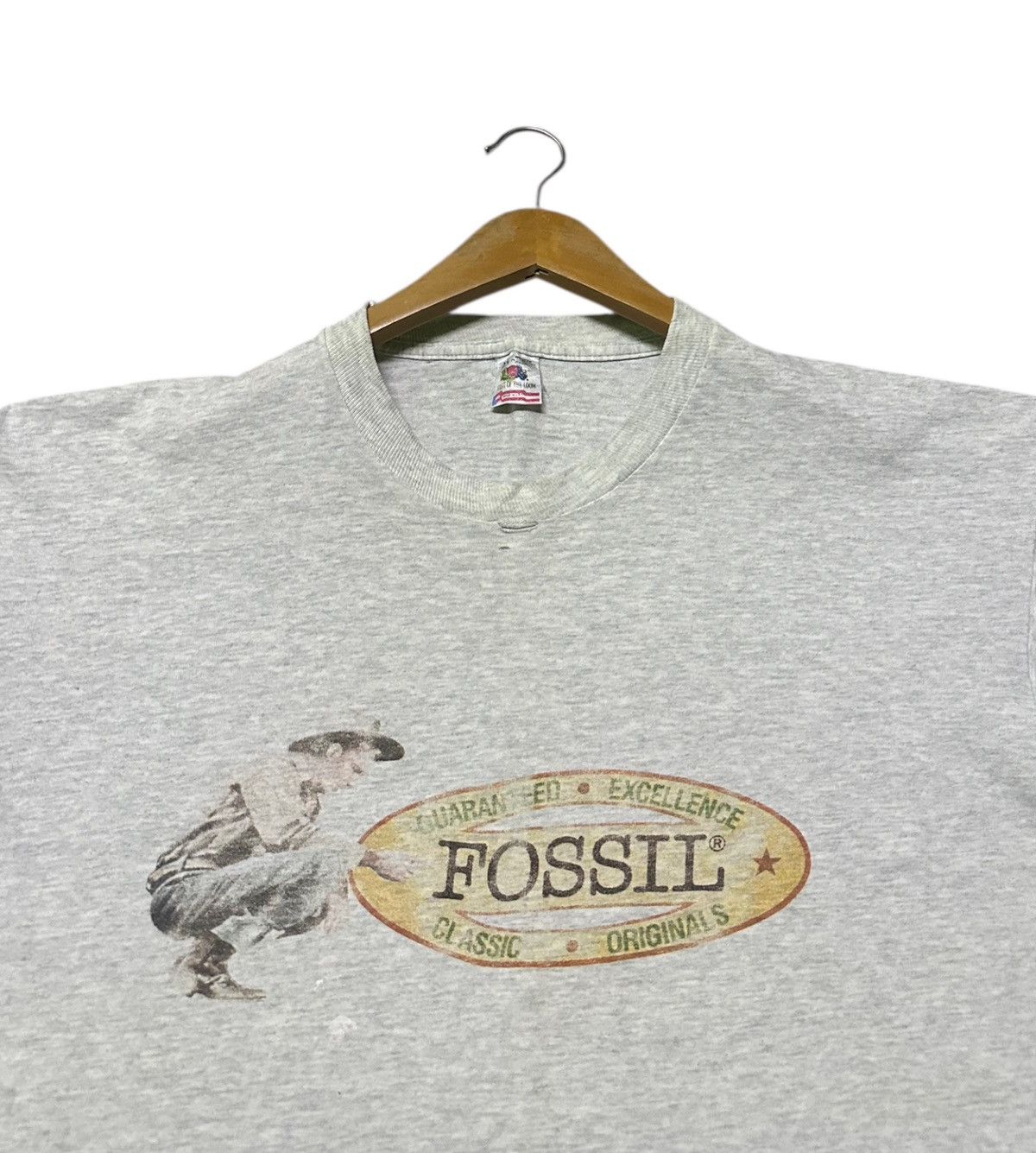 Fossil Rare🔥 Vintage 90s Fossil cowboy people style tshirt XL USA Size US XL / EU 56 / 4 - 4 Thumbnail