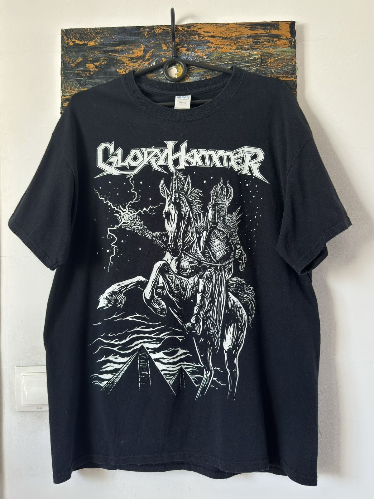 Band Tees × Vintage Band T Shirt Glory Hammer Black Metal Band Tee T Shirt Size US L / EU 52-54 / 3 - 2 Thumbnail