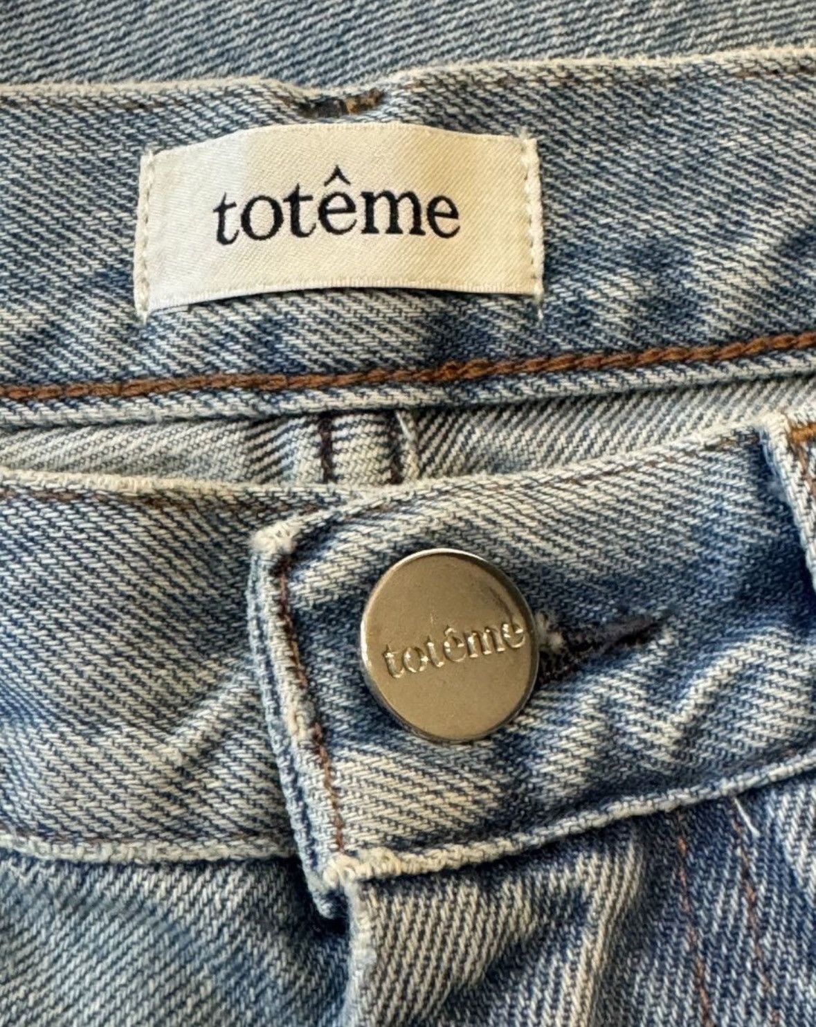 Toteme TOTEME Twisted Seam mid-rise straight jeans Size 25" / US 0 / IT 36 - 9 Thumbnail