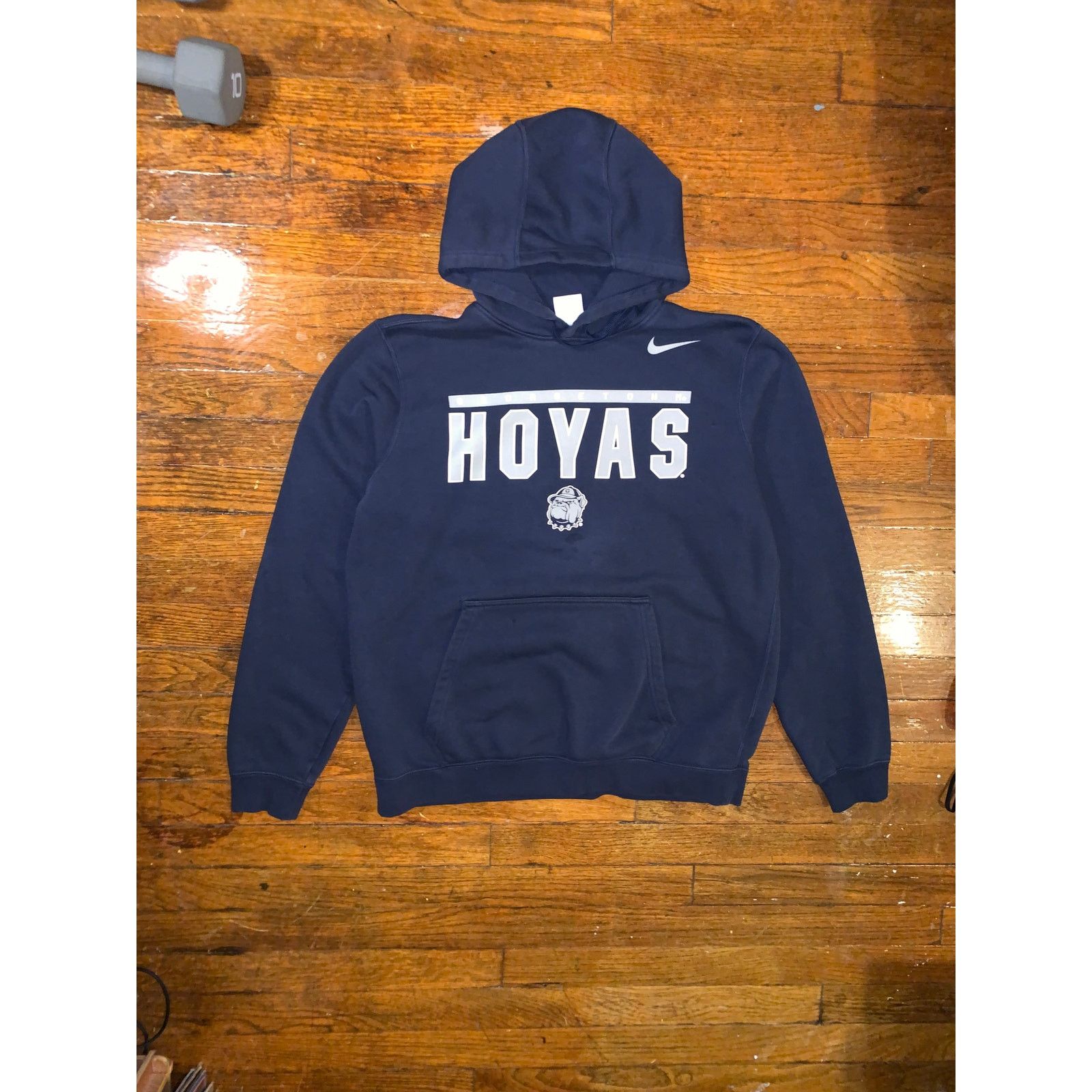 Nike Nike Georgetown Hoyas Hoodie Navy Blue M Bulldog Logo NCAA Size US M / EU 48-50 / 2 - 2 Thumbnail