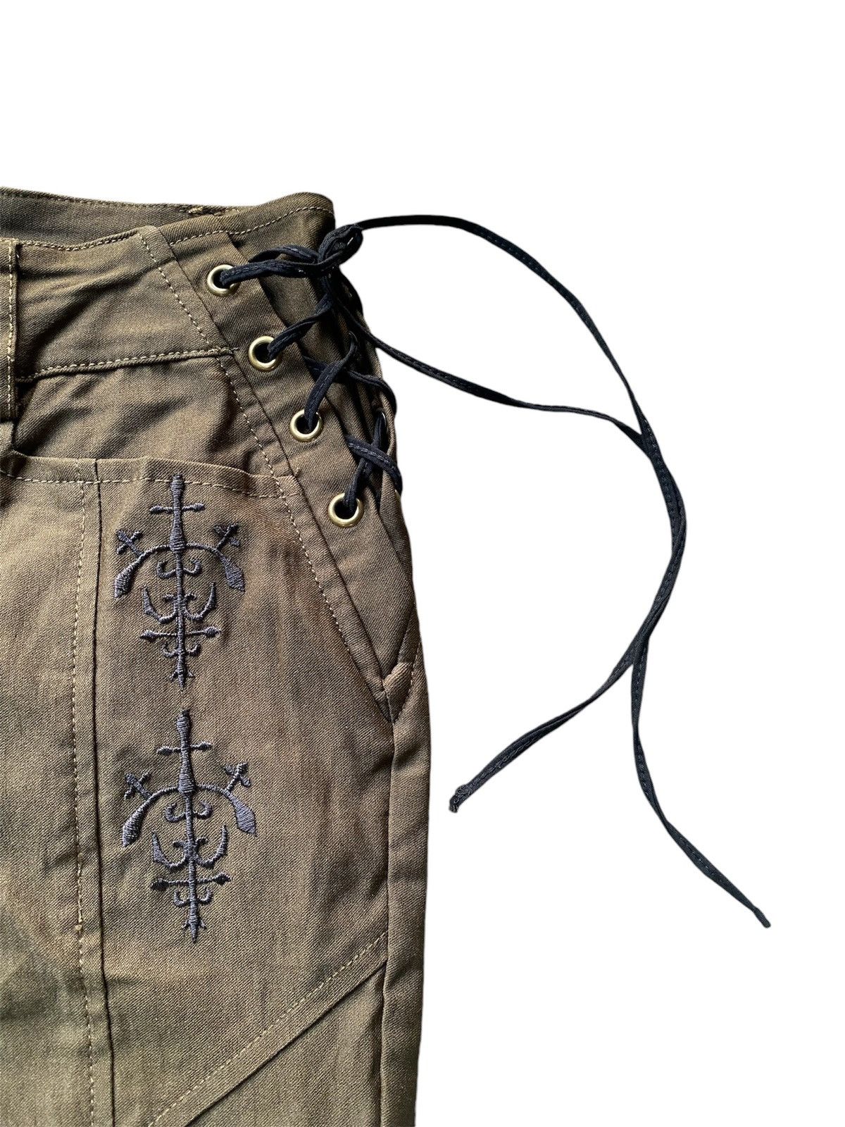 Other Ozz croce laces up flared pants Size US 29 - 4 Thumbnail