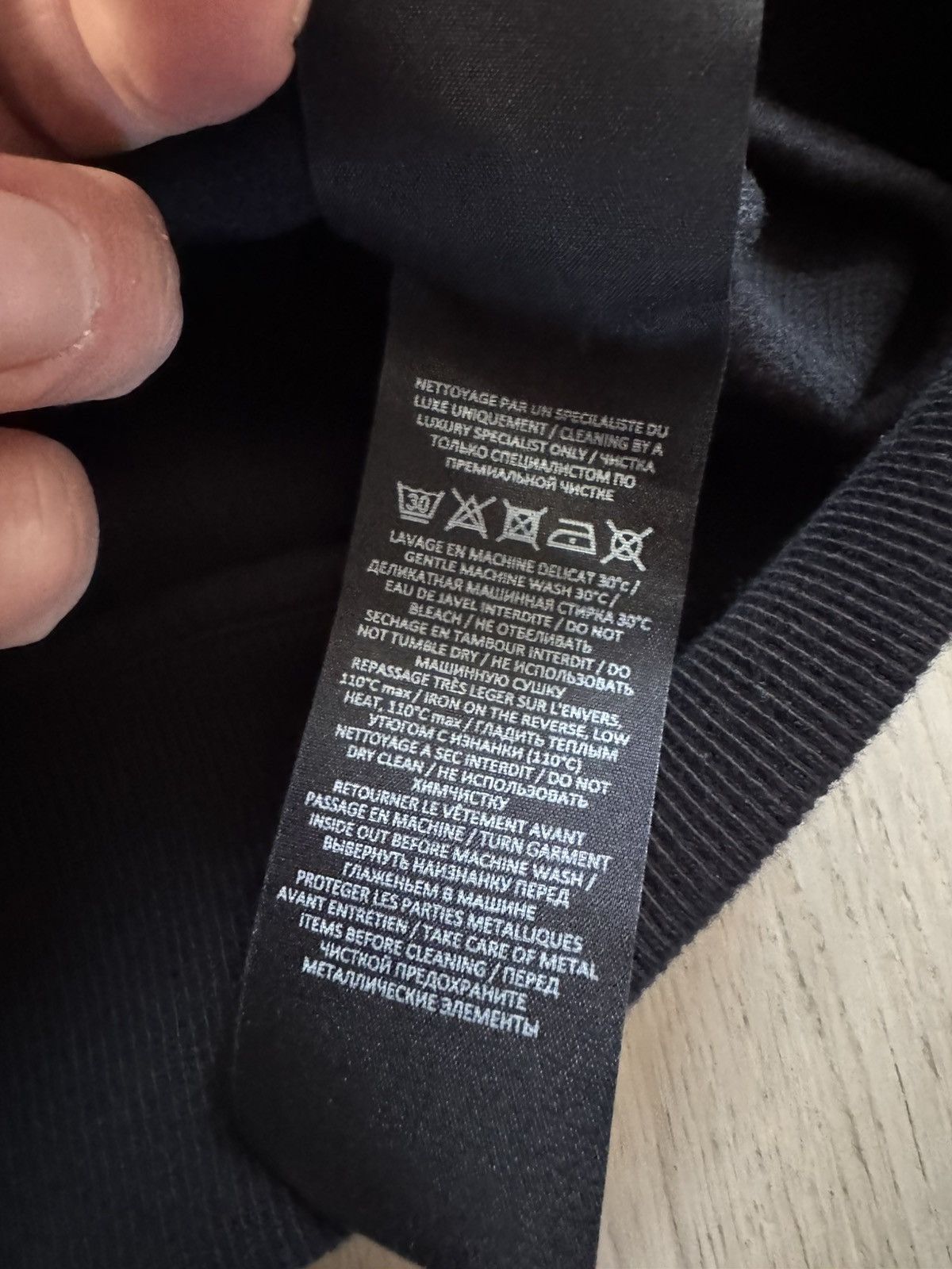 Balmain BALMAIN hoodie STUDY measurements in photos BY TAPE MEASURE Size US S / EU 44-46 / 1 - 15 Thumbnail