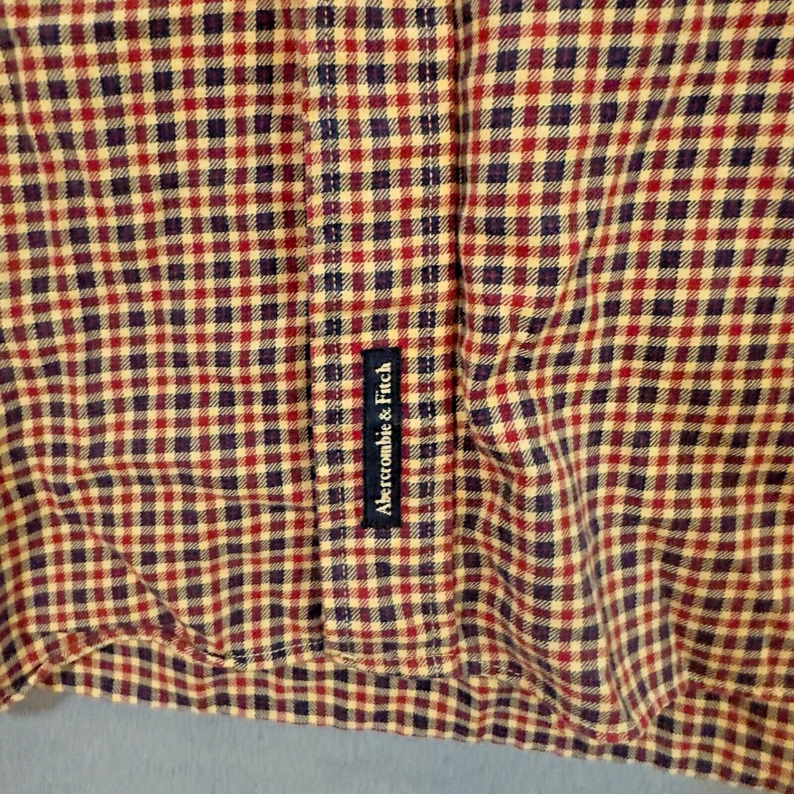 Abercrombie & Fitch Vtg Abercrombie Fitch Flannel Men L Button Up Baggy 90s Size US L / EU 52-54 / 3 - 9 Thumbnail