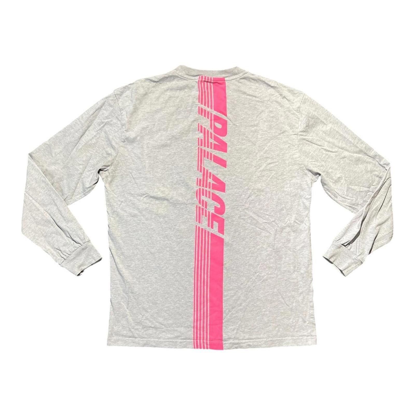 Palace Palace Skateboards Line Stripe Longsleeve Grey T-shirt Size US L / EU 52-54 / 3 - 1 Thumbnail