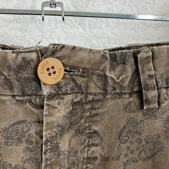 Scotch & Soda Scotch & Soda Brown Paisley Floral Diamond Flat Front Patter Size US 29 - 3 Thumbnail