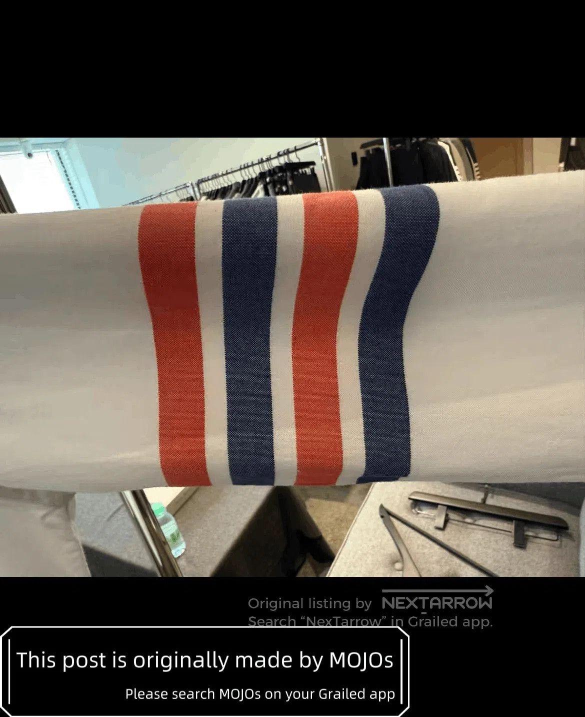 Thom Browne Sz 1 Thom Browne Blue & Red Stripe Shirt. Size US S / EU 44-46 / 1 - 6 Thumbnail