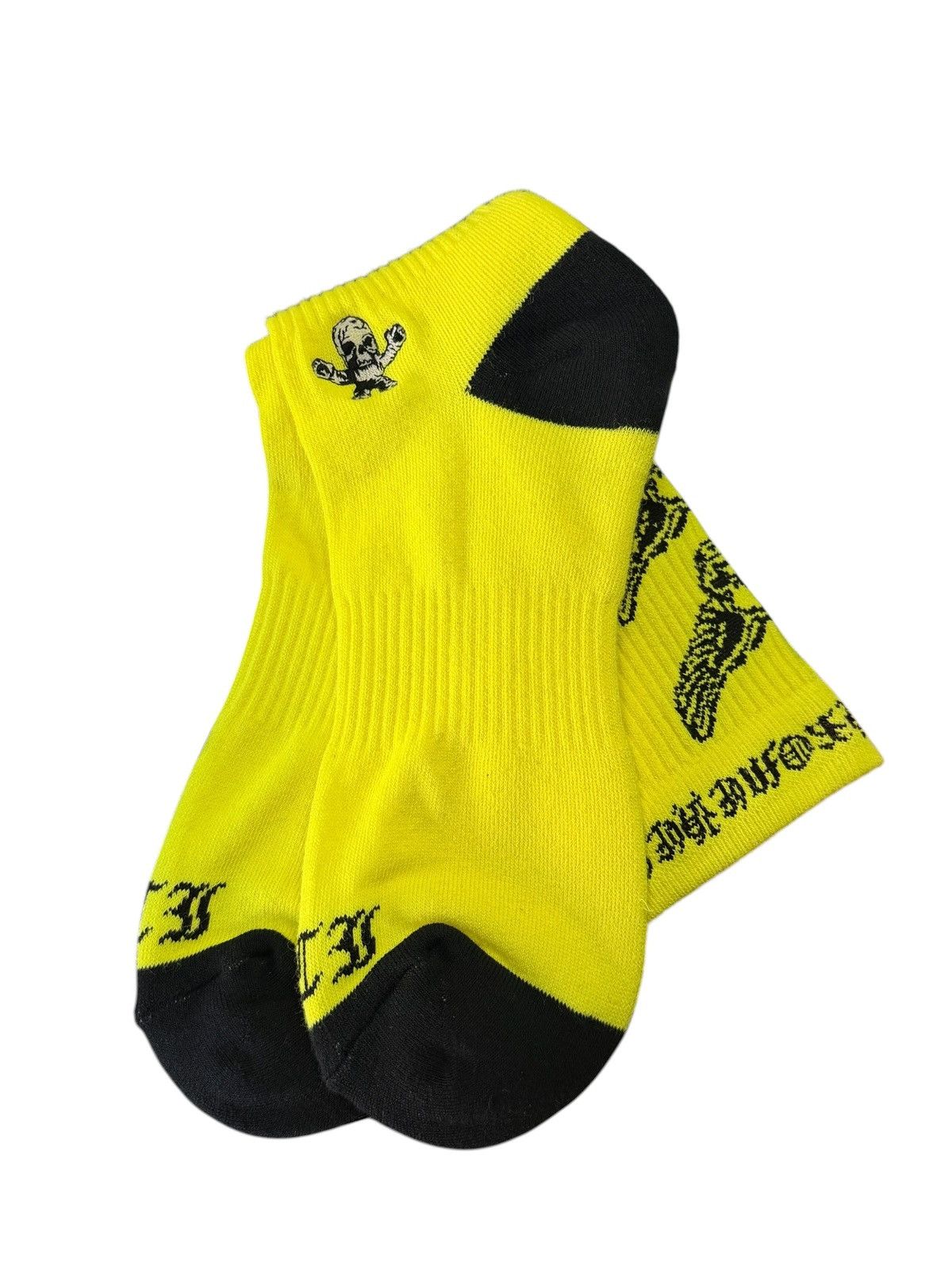 Chrome Hearts Chrome Heart Yellow Foti Sock Size ONE SIZE - 11 Thumbnail