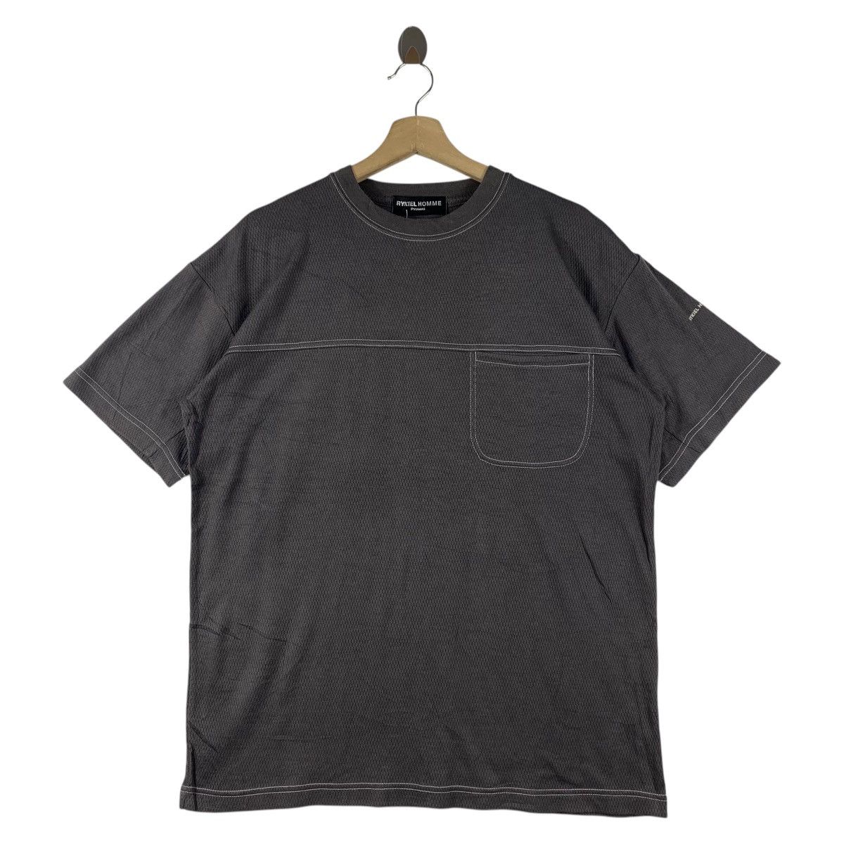 Designer × Sonia Rykiel RYKIEL HOMME pyjamas plain pocket tee Size US M / EU 48-50 / 2 - 1 Thumbnail