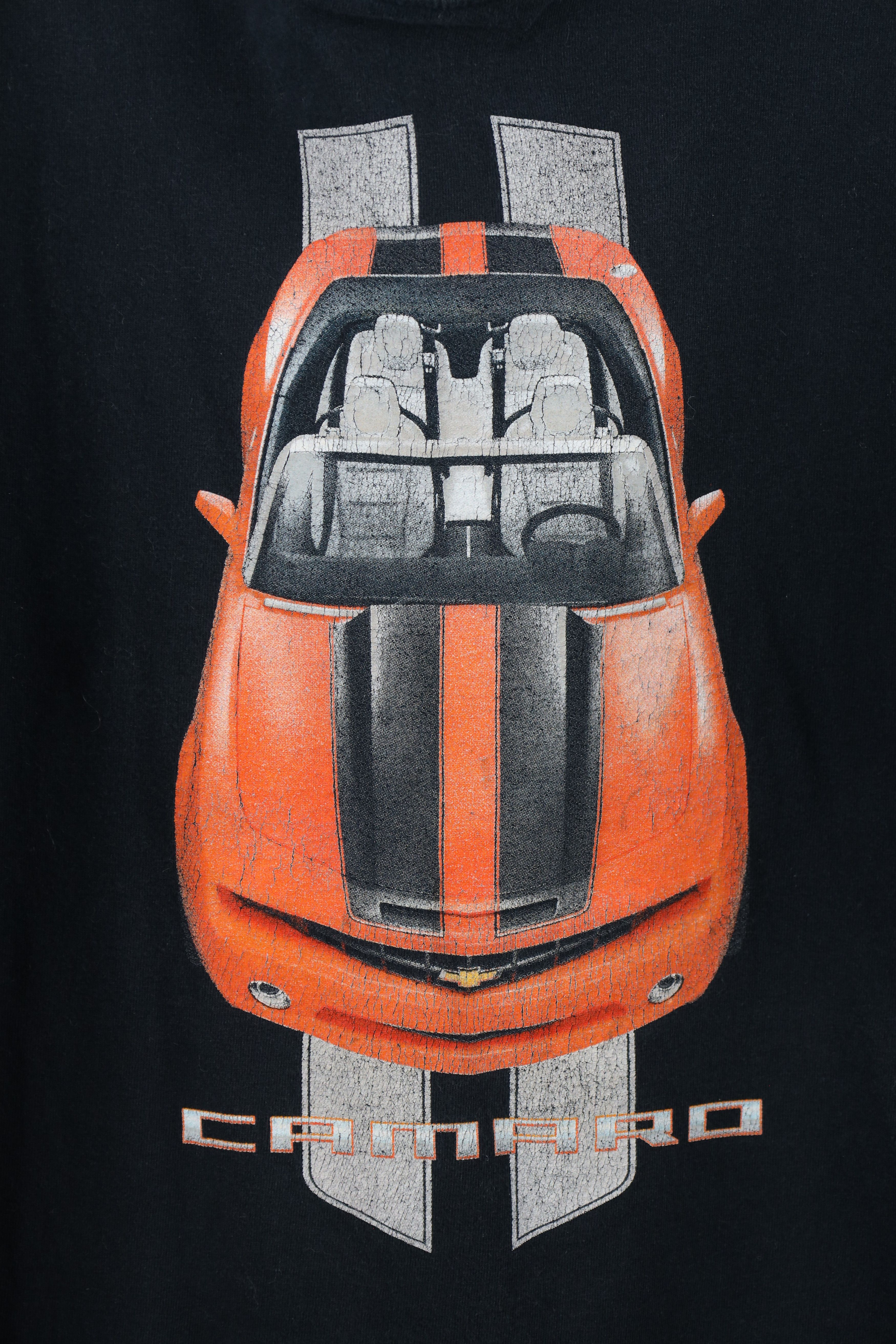 Vintage Vintage General Motors Design Spell Camaro Car T-Shirt Black Size US XL / EU 56 / 4 - 4 Thumbnail