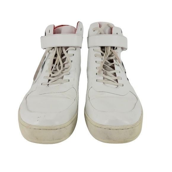Calvin Klein Calvin Klein Navin Nappa Logo High Top Sneakers Sz 11 White Size US 11 / EU 44 - 6 Thumbnail
