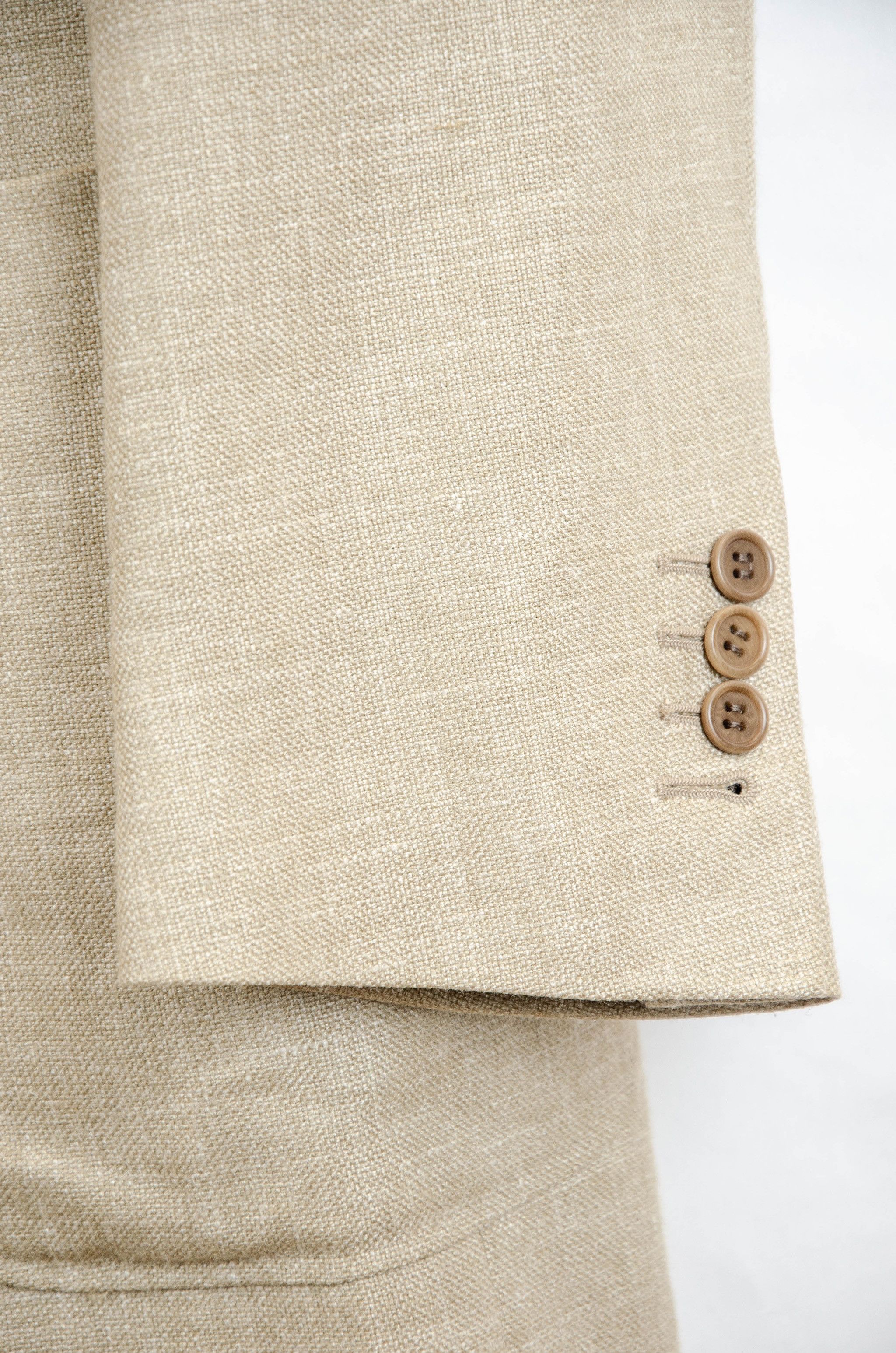 Canali Canali Silk Linen Wool Blazer – Size 54L Size 44R - 4 Thumbnail