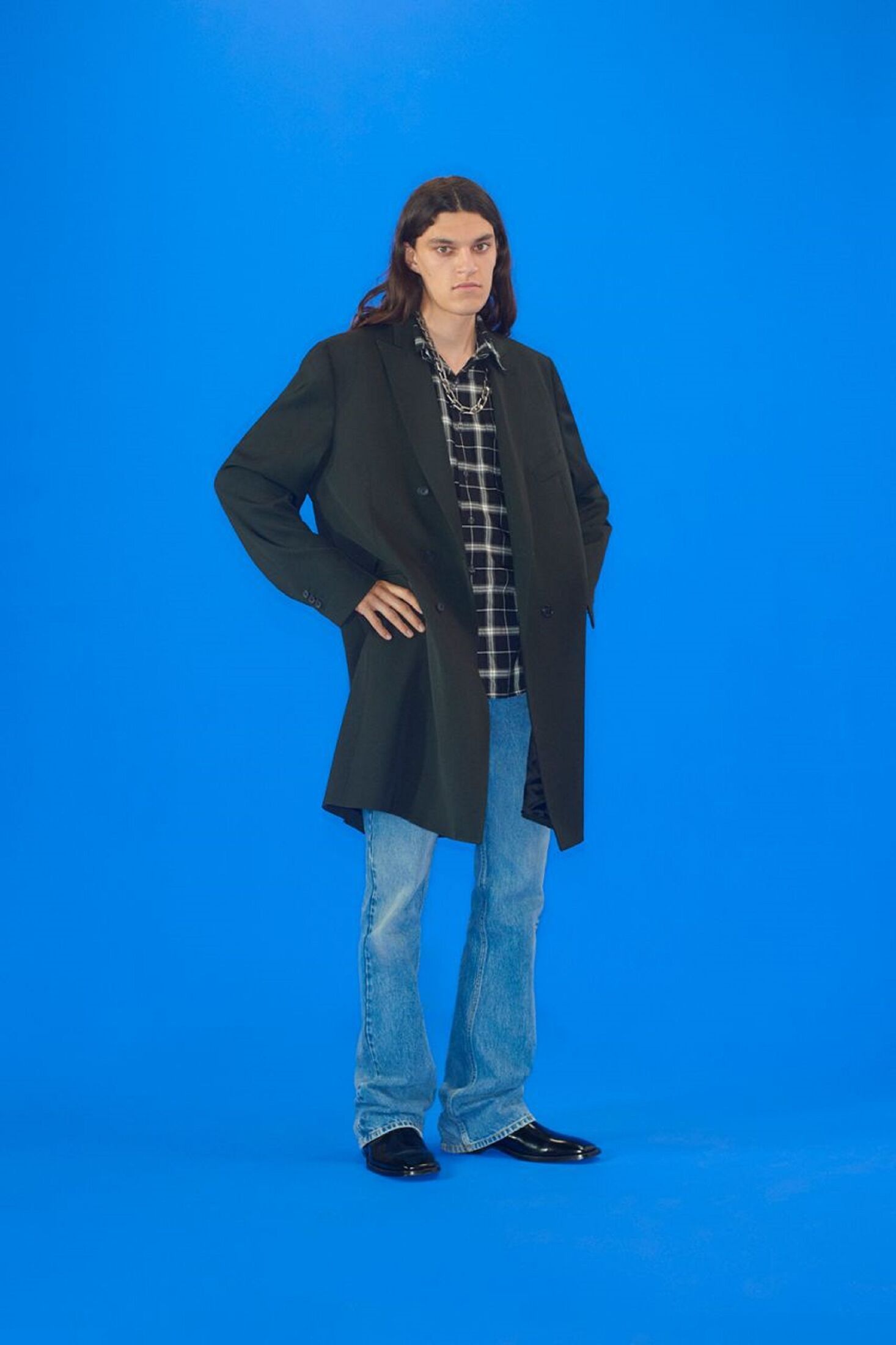 Balenciaga Balenciaga - SAMPLE - Resort 2019 - Flared Denim Jean Size US 30 / EU 46 - 2 Thumbnail