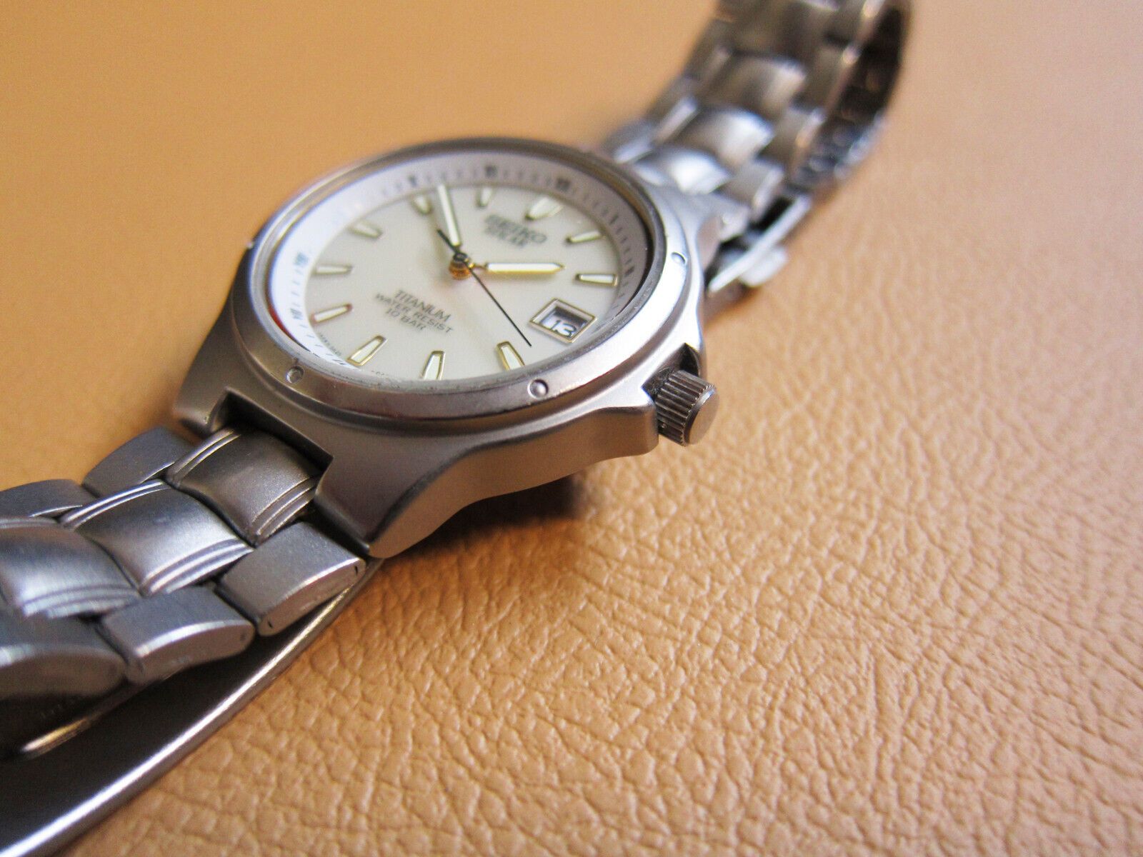 Seiko SEIKO 5K25-0A20 Solar Titanium Full Dial Lume Watch Size ONE SIZE - 5 Thumbnail