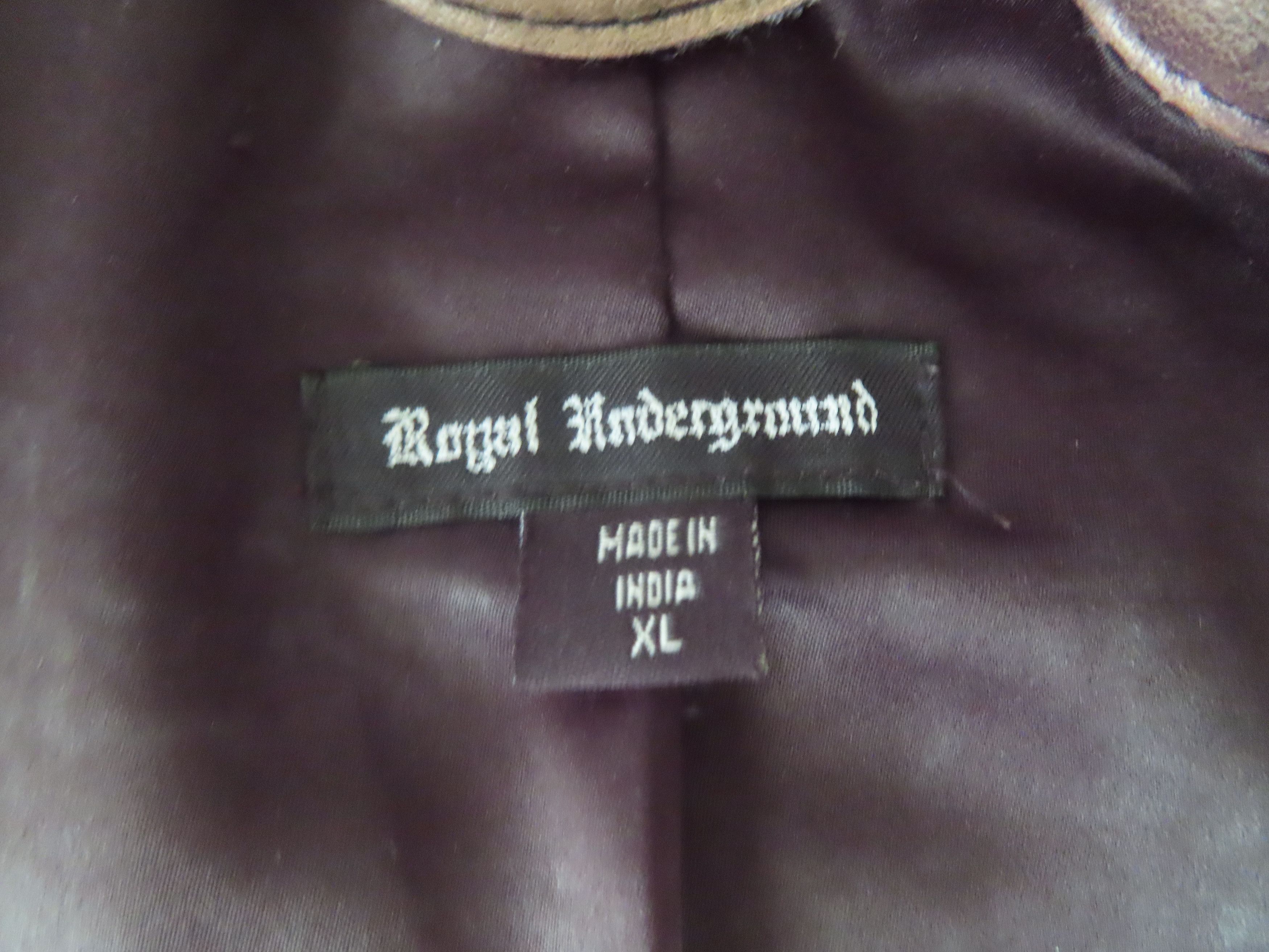 Royal Underground × Vintage Royal Underground Leather Jacket RARE Size US XL / EU 56 / 4 - 7 Thumbnail