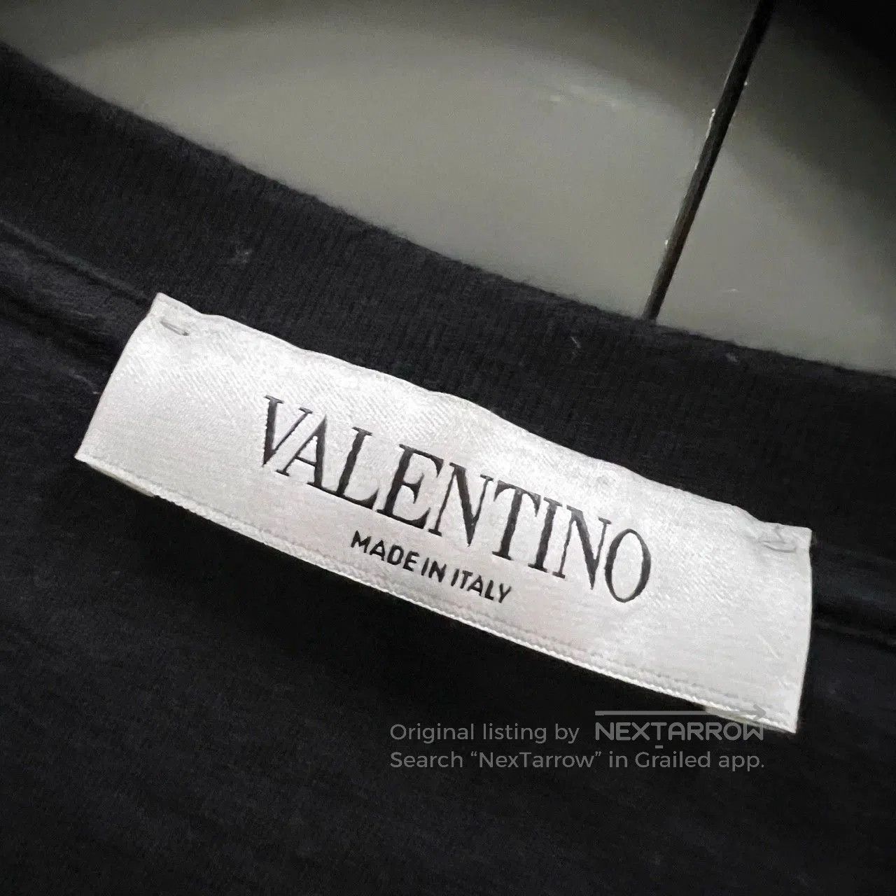 Valentino black logo printed short sleeve top. Size XS / US 0-2 / IT 36-38 - 3 Thumbnail