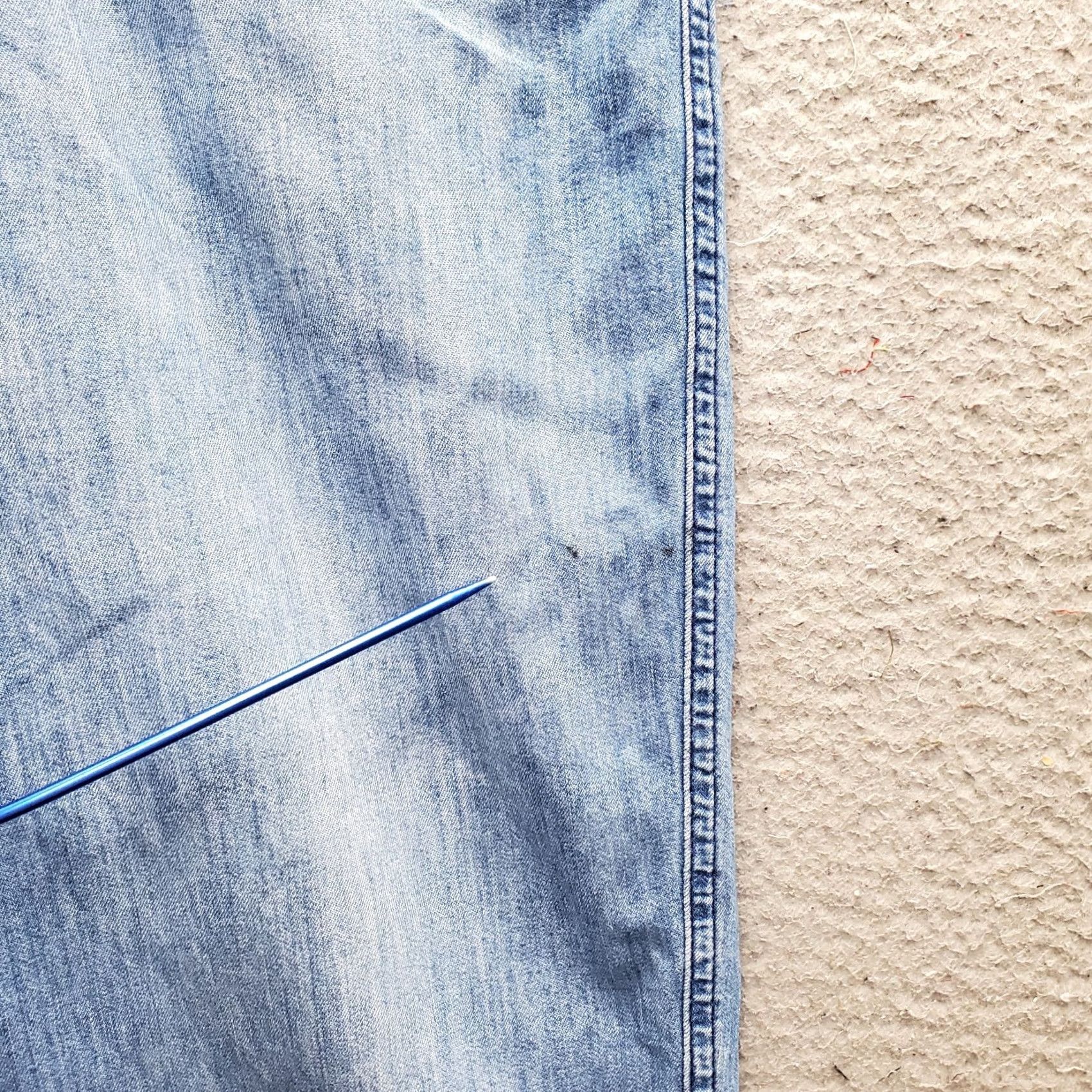 H&M H&M Jumpsuit Women 6 Blue Denim Utility Work Long Sleeve Button Front Size M / US 6-8 / IT 42-44 - 6 Thumbnail