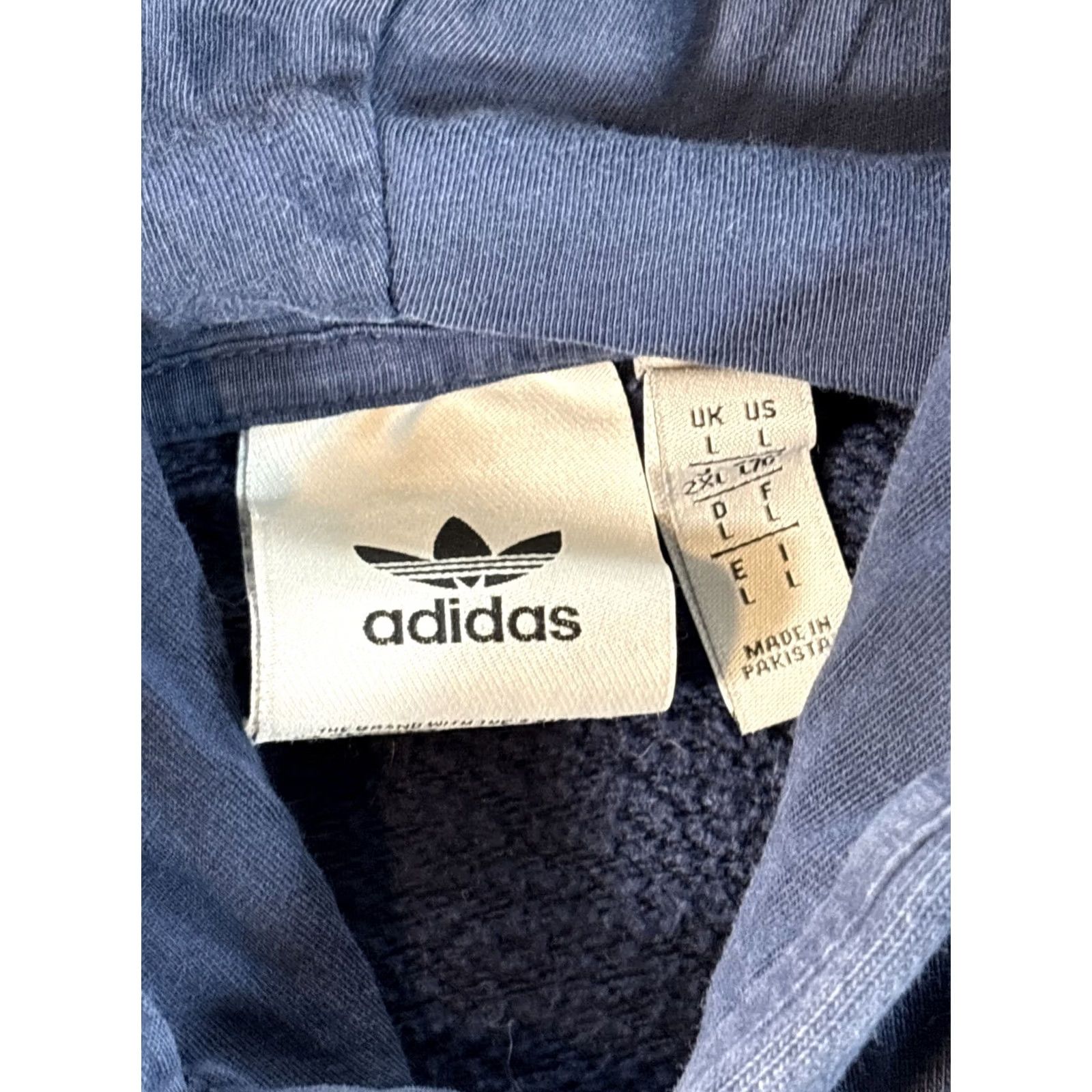 Adidas VINTAGE Adidas Firebird Hoodie Mens L Blue Trefoil Logo Y2K Fleece 90s Size US L / EU 52-54 / 3 - 5 Thumbnail