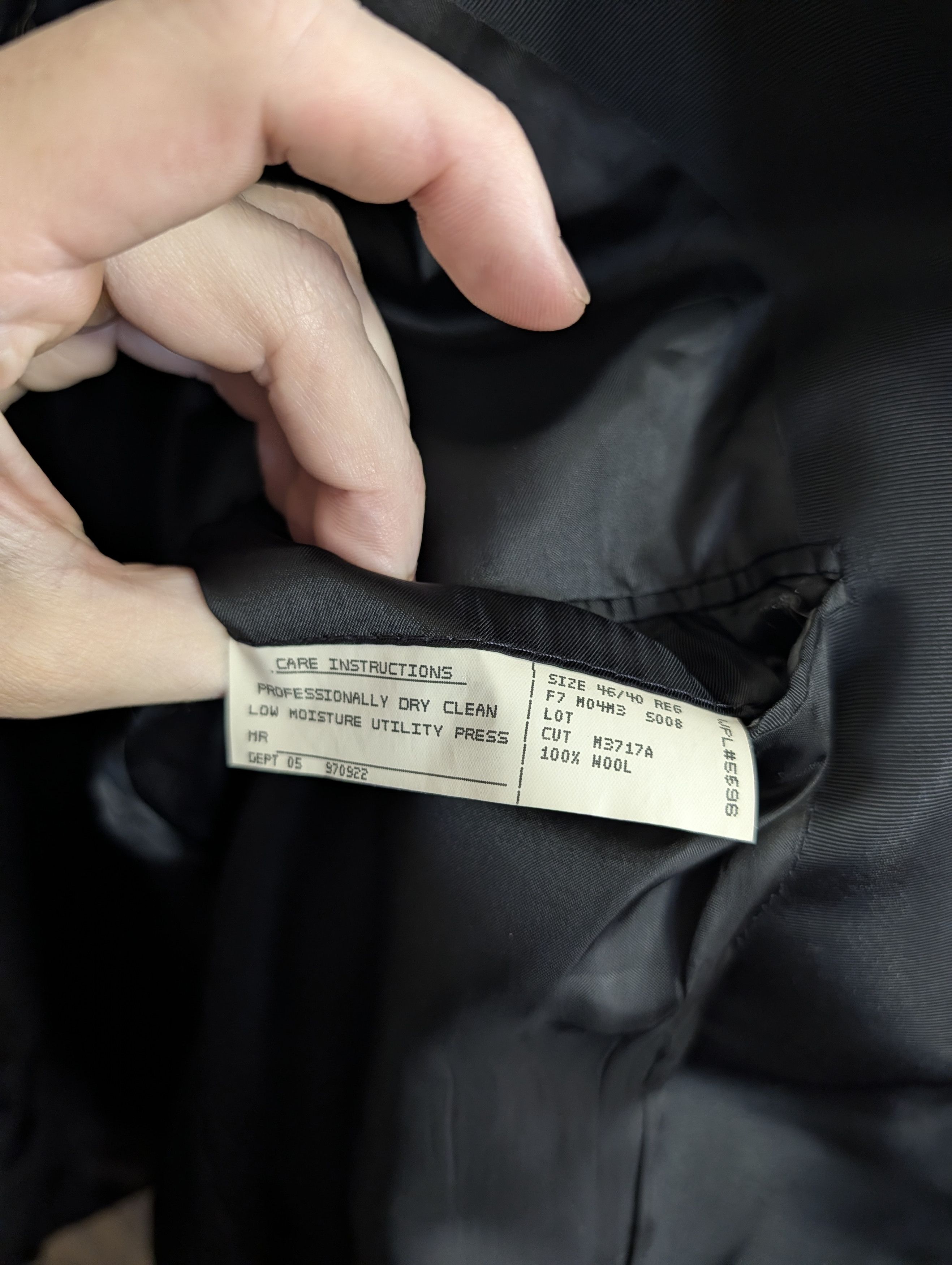 Polo Ralph Lauren Polo VTG MiUSA Black Satin Lapel Tuxedo Jacket 46R Size 46R - 12 Thumbnail