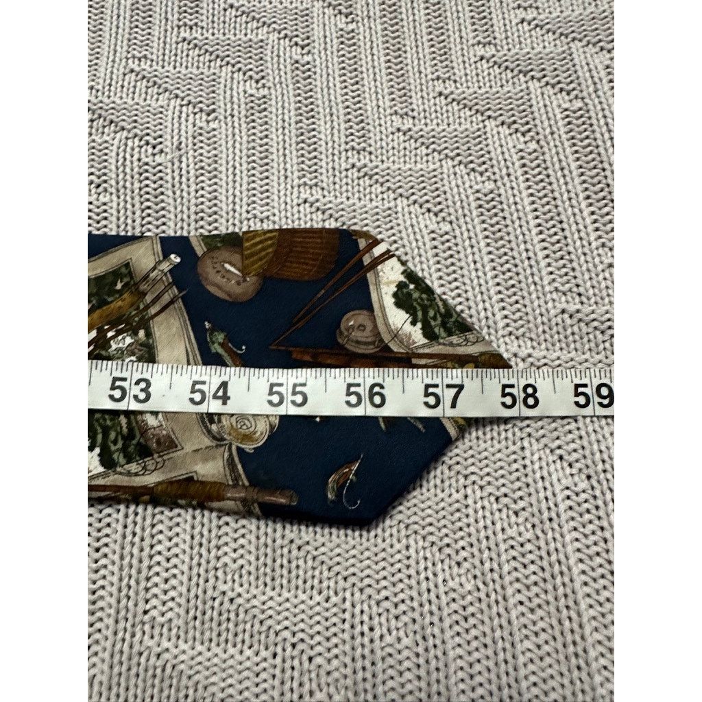 Orvis Vintage Orvis fishing novelty silk tie Size ONE SIZE - 5 Thumbnail
