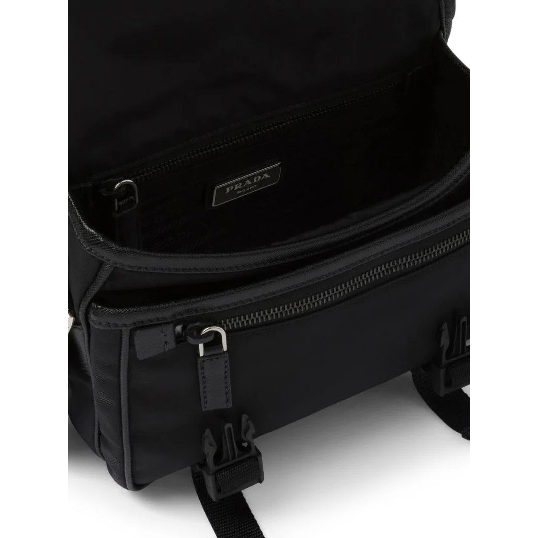 Prada PRADA $2450 Re-Nylon And Saffiano Leather Shoulder Bag New A Size ONE SIZE - 4 Thumbnail