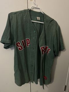 Supreme baseball-jersey - Depop