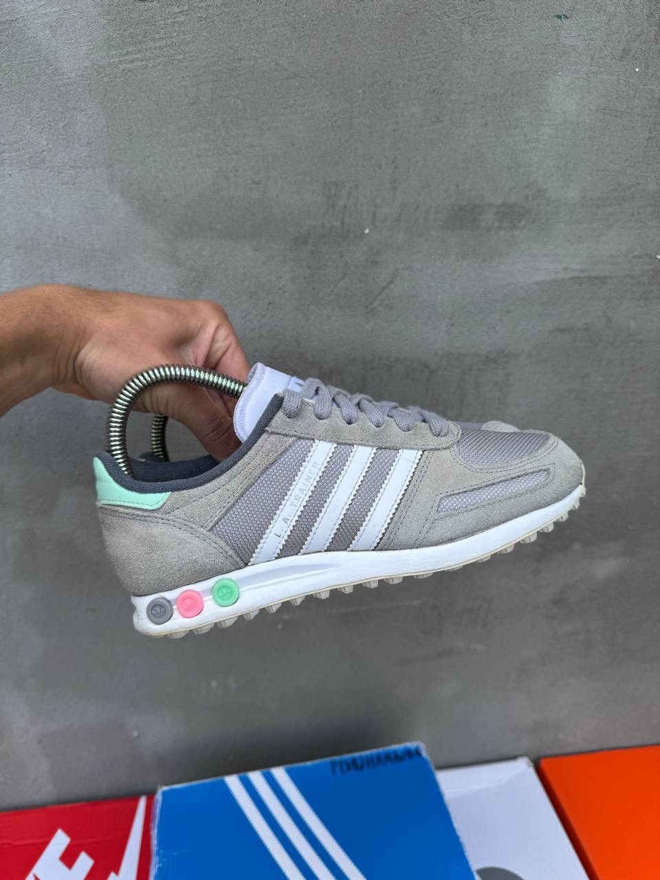 Adidas Vintage Adidas L A Trainer soccer Sneakers Size us 6 Size US 6 / IT 36 - 1 Thumbnail