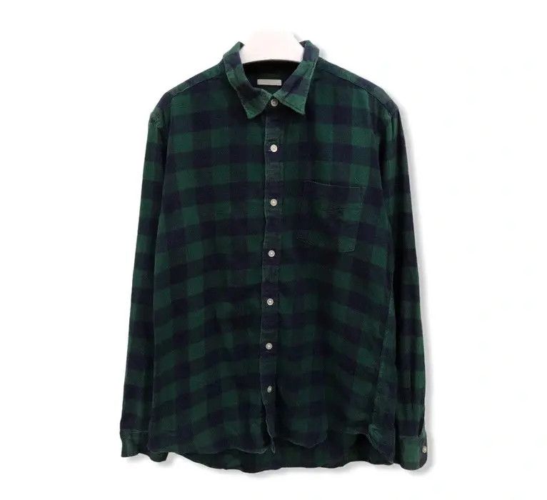Japanese Brand Japanese Brand GU Plaid Tartan Flannel Shirt 👕 Size US M / EU 48-50 / 2 - 1 Thumbnail