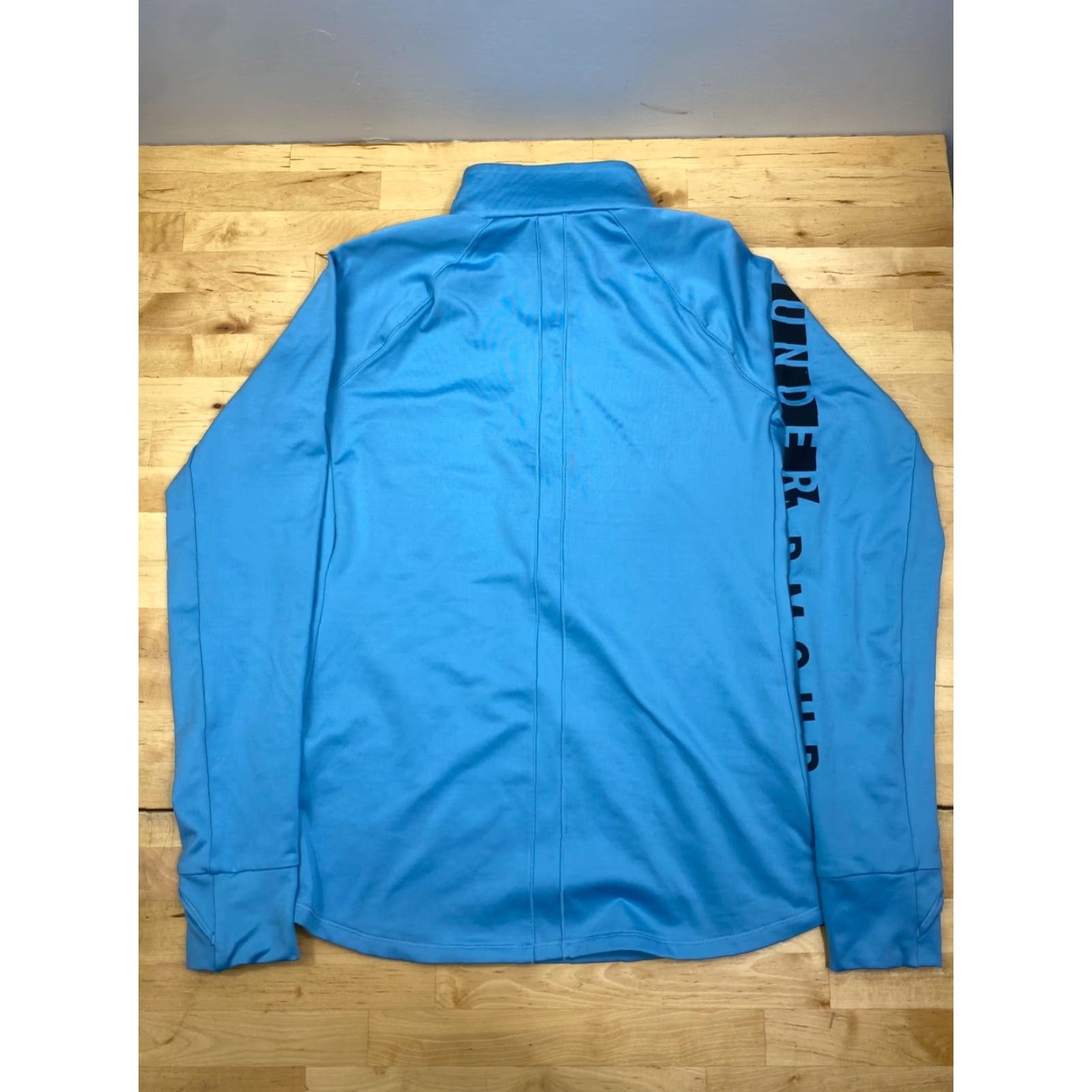Under Armour Under Armour ColdGear Pullover Womens L Blue Activewear Running 1/4 Zip Sleeve Long Pullover Athletic Casual Britches? Size L / US 10 / IT 46 - 2 Thumbnail