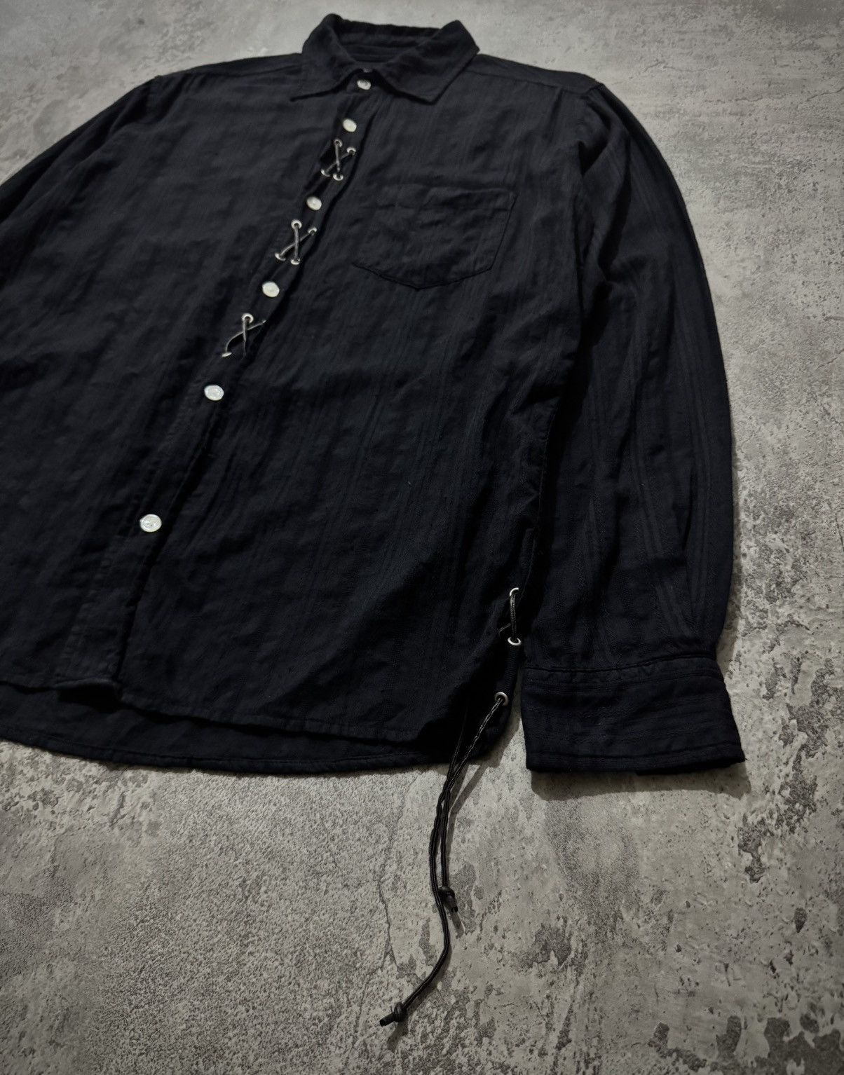 Hysteric Glamour Anfui jeans laced gothic grunge shirt Size US M / EU 48-50 / 2 - 2 Thumbnail