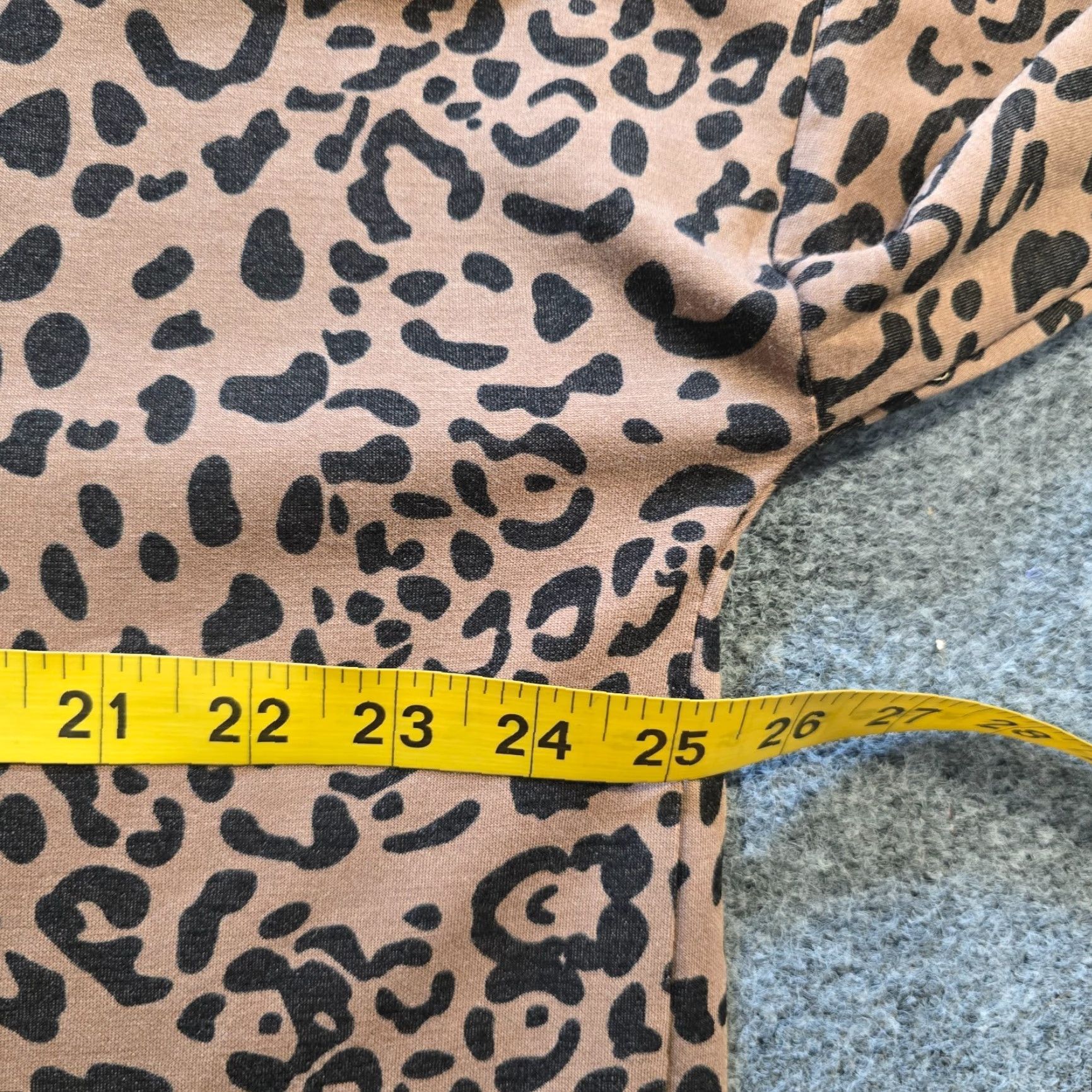 Vintage Cable Gauge Sweater Womens Size XXL Brown Leopard Sweatshirt Crew Neck Lounge Pullover Knit Long Sleeve Regular Women Size XXL / US 16-18 / IT 52-54 - 6 Thumbnail