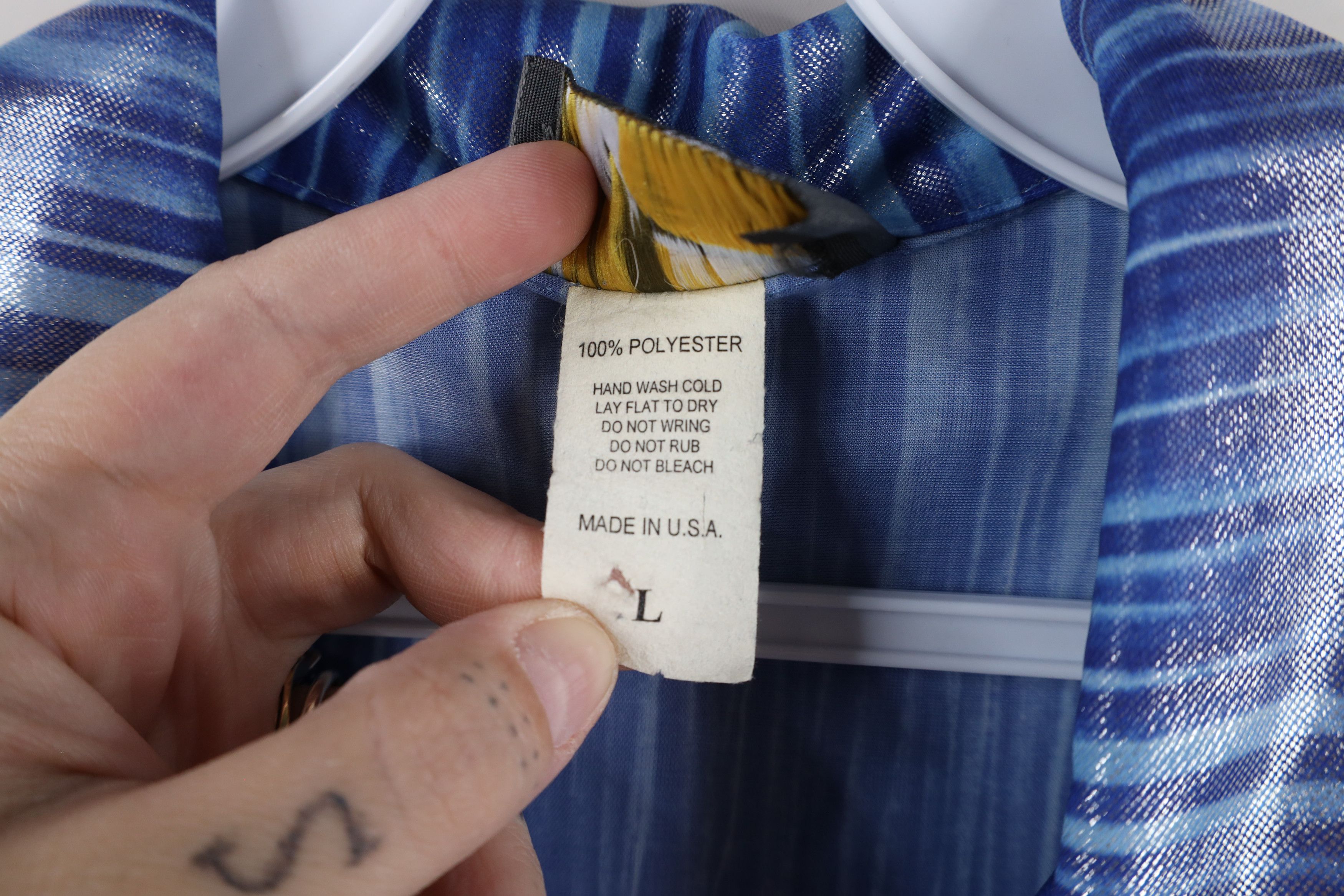 Vintage Vintage 90s Streetwear Rave Short Sleeve Button Shirt USA Size US L / EU 52-54 / 3 - 7 Thumbnail