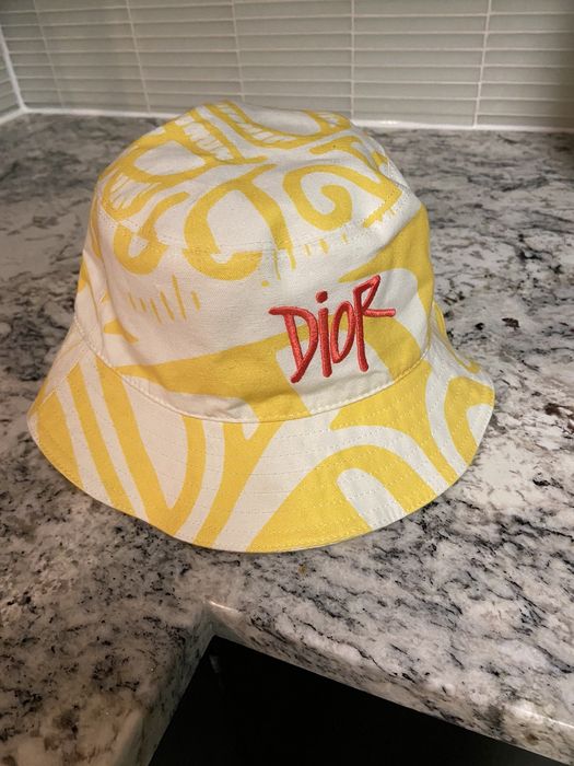 Dior DIOR SHAWN STUSSY BUCKET HAT | Grailed