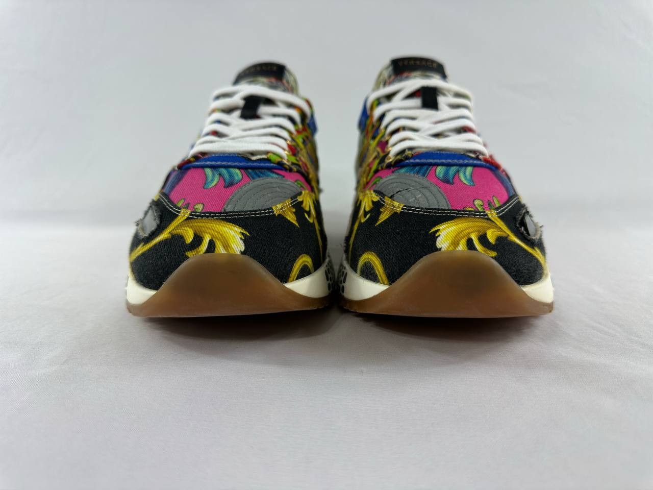 Versace Versace Achilles 'Baroque Print' Sneakers Size US 12 / EU 45 - 4 Thumbnail